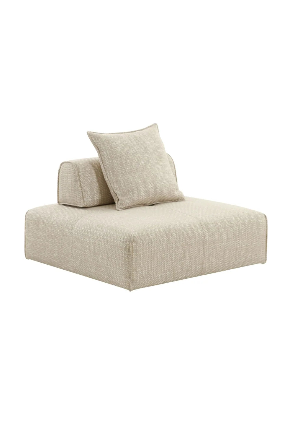 Luxury Beige Fabric Accent Chair Modern European Style for Villa
