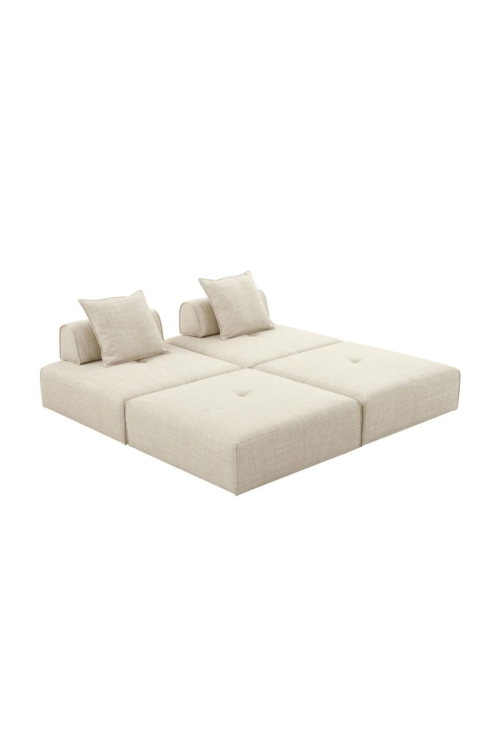 Luxury Beige Fabric Accent Chair Modern European Style for Villa