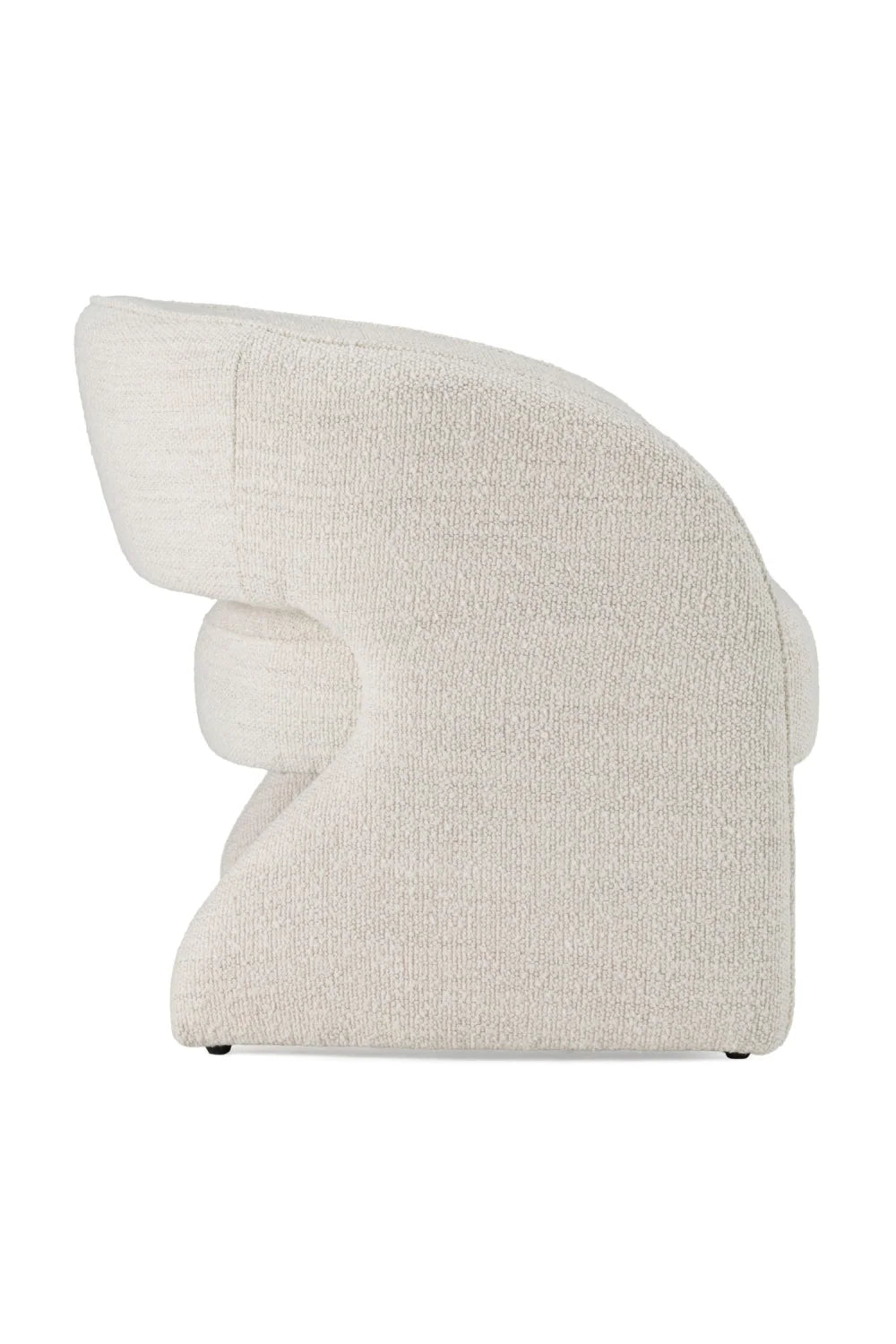 Luxury Beige Fabric Accent Chair Modern Italian Style for Villa
