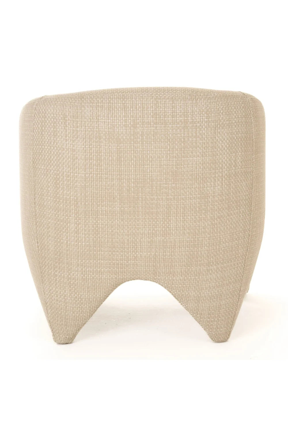 Luxury Beige Fabric Accent Chair Modern Italian Style for Villa