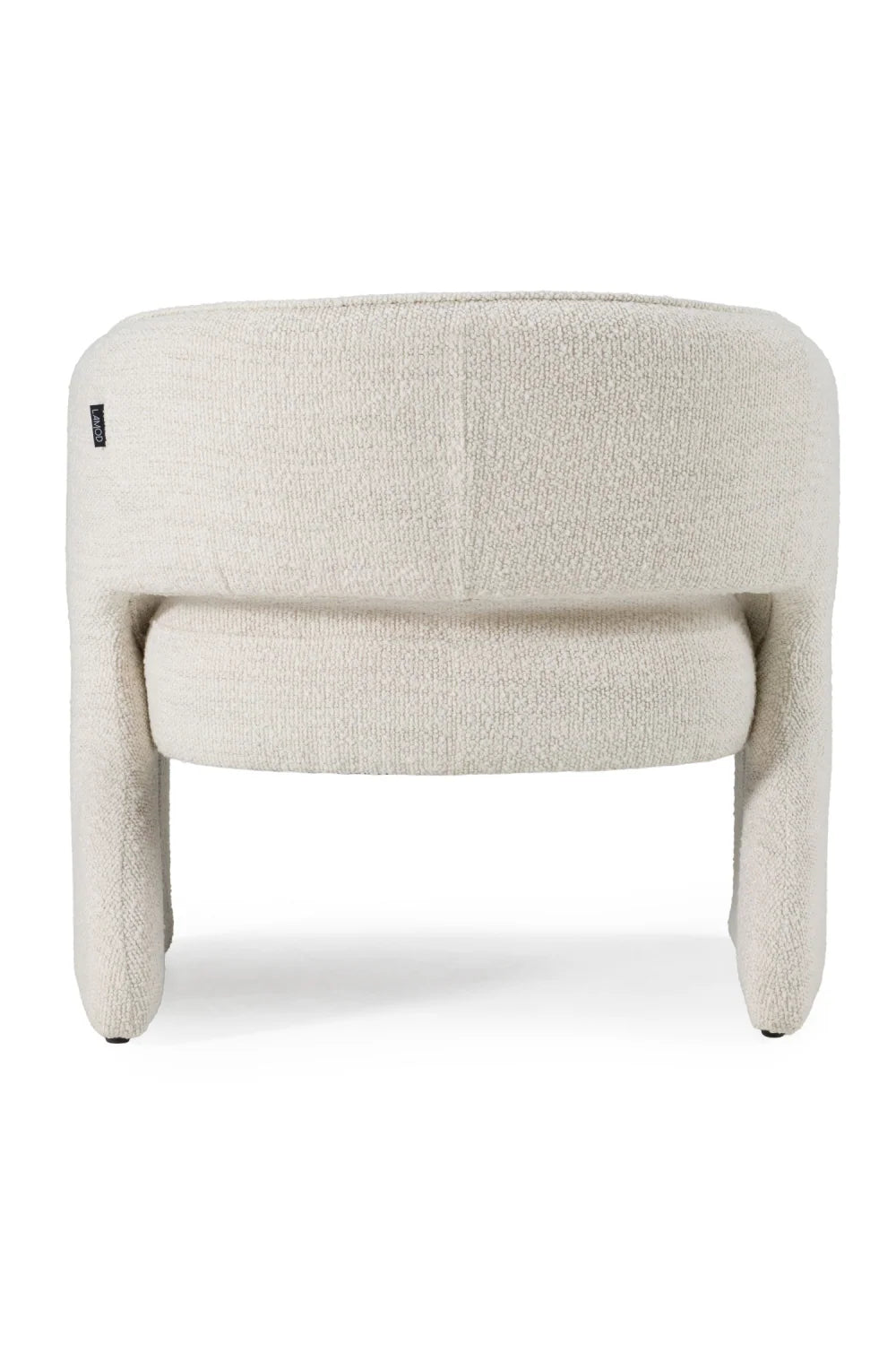 Luxury Beige Fabric Accent Chair Modern Italian Style for Villa