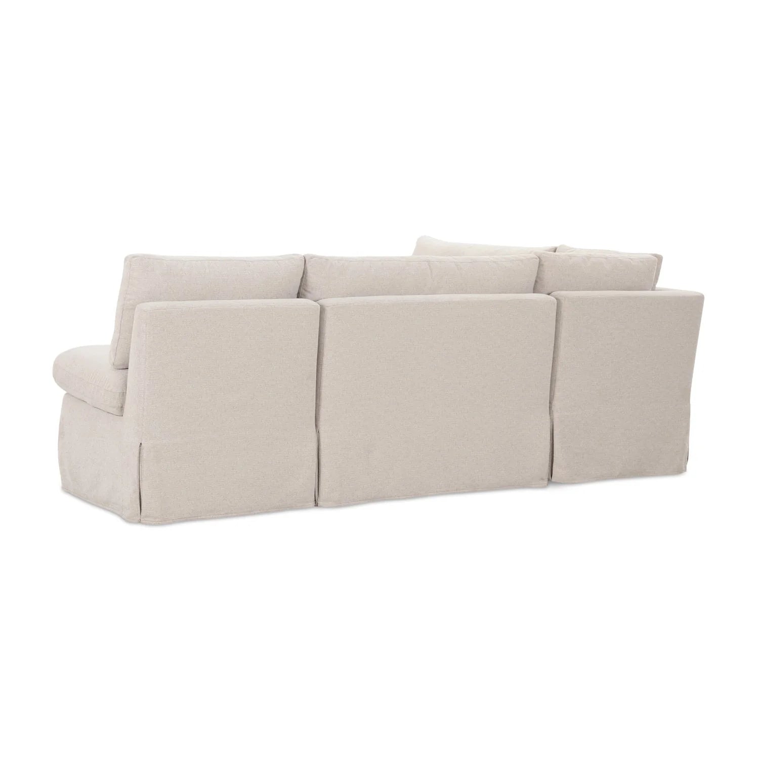Luxury Beige Fabric L-Shaped Dining Banquette Modern Italian Style for Villa
