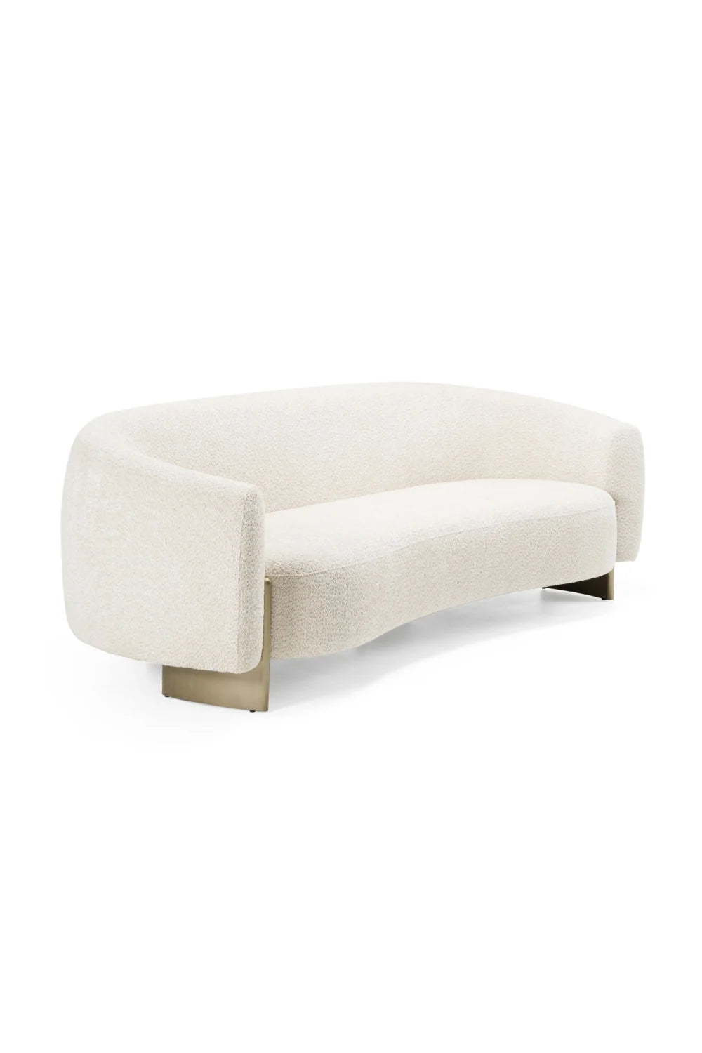 Luxury Beige Fabric Sofa Modern Italian Style for Villa