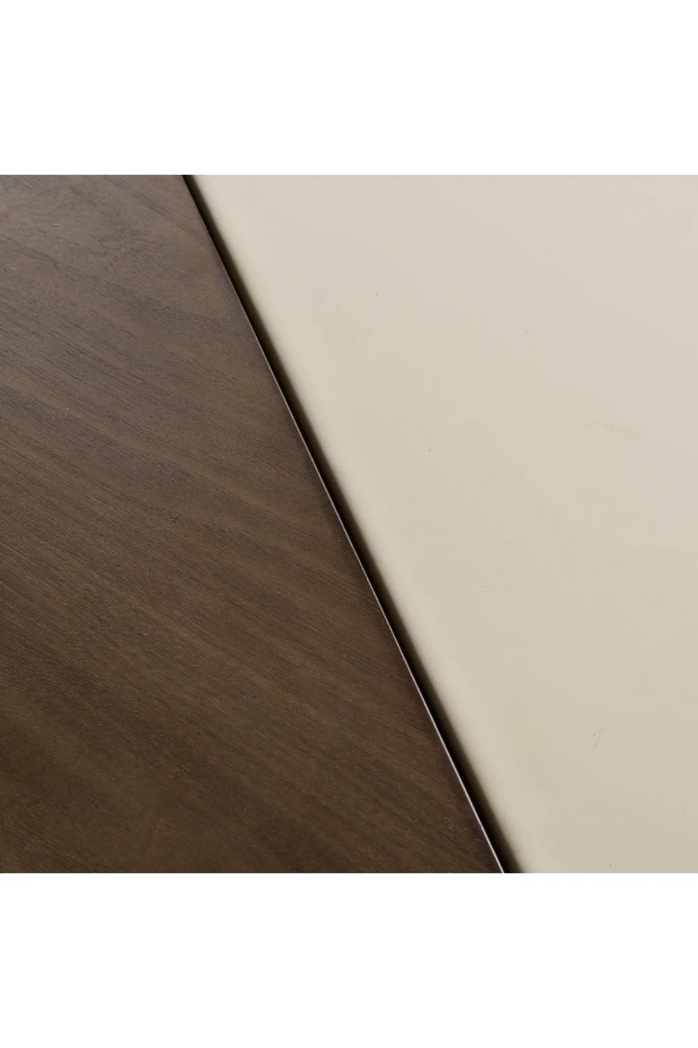 Luxury Beige Leather Modern Desk European Style for Villa