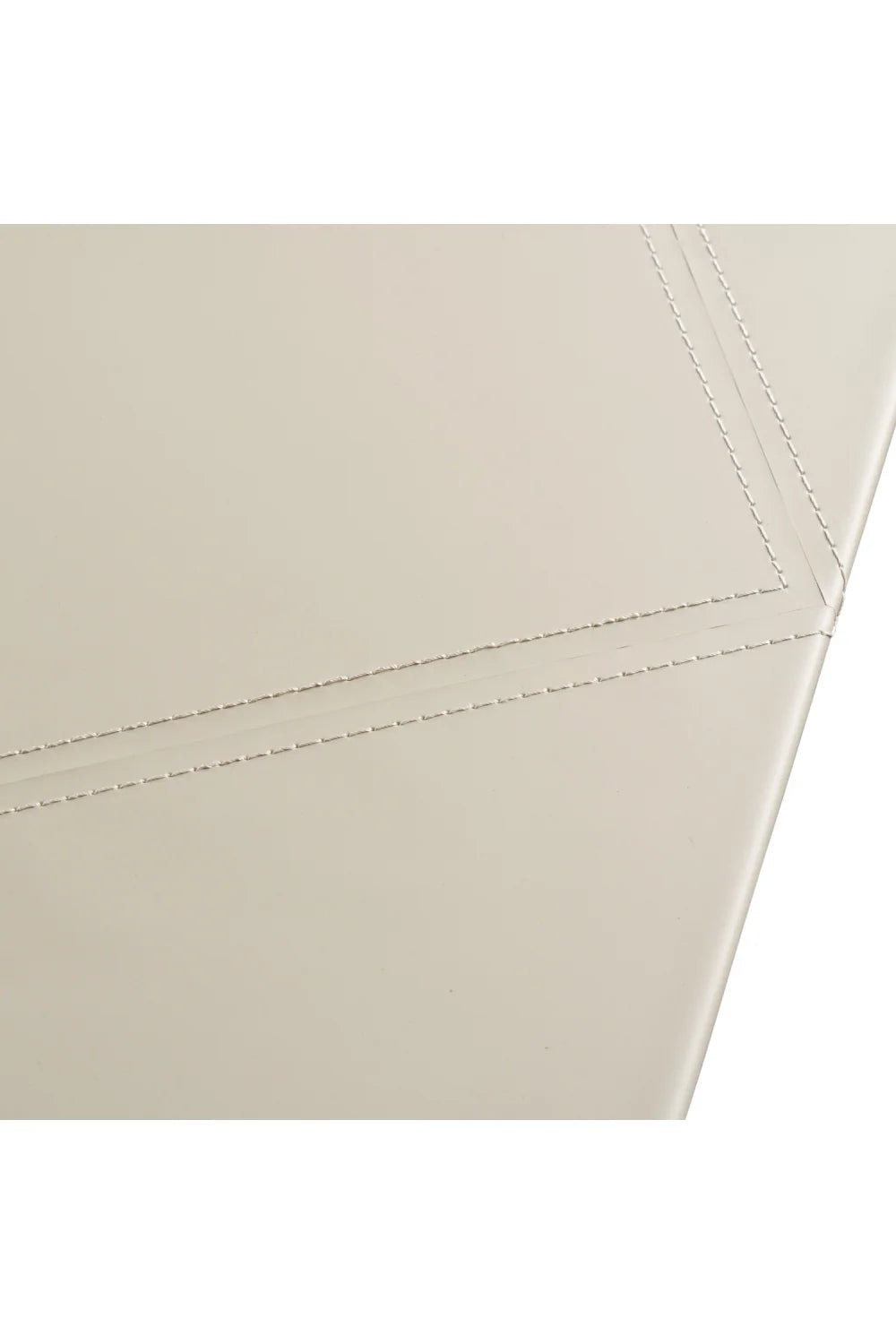 Luxury Beige Leather Modern Desk European Style for Villa