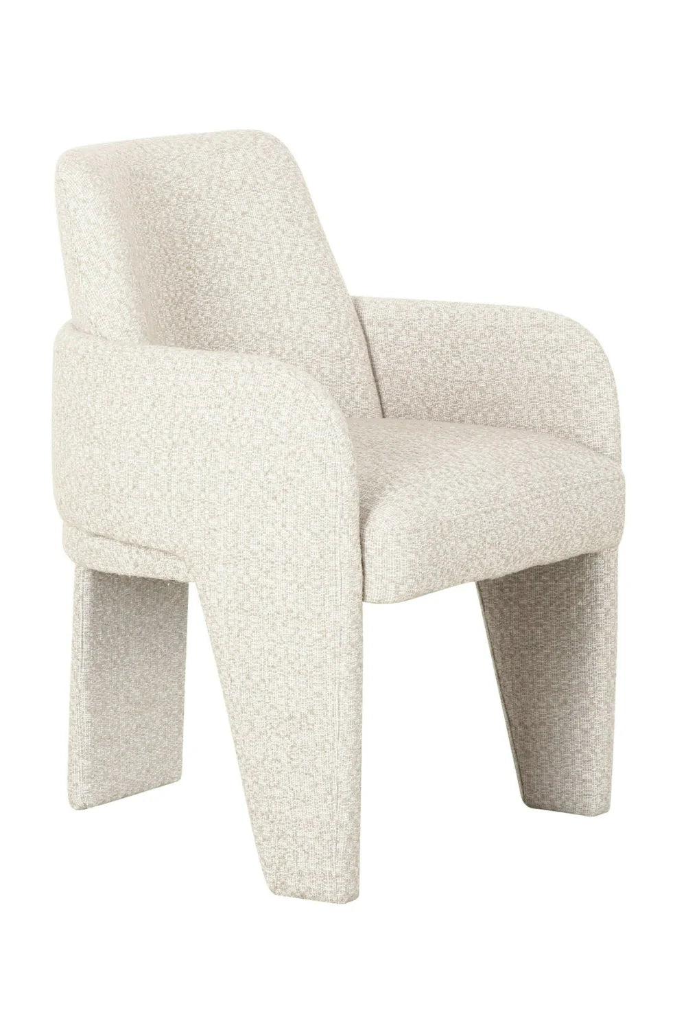 Luxury Beige Linen Modern Dining Chair European Style for Villa