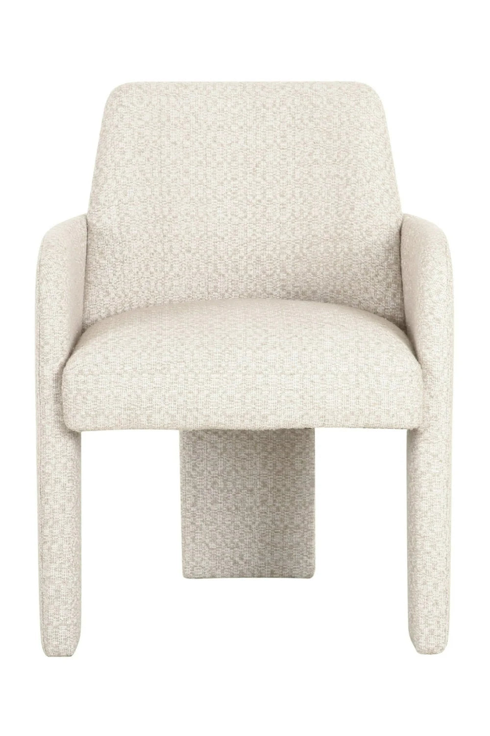 Luxury Beige Linen Modern Dining Chair European Style for Villa