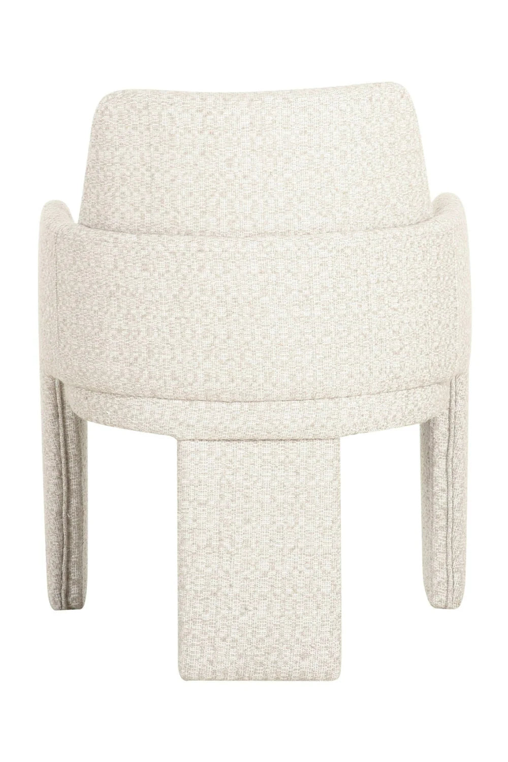Luxury Beige Linen Modern Dining Chair European Style for Villa