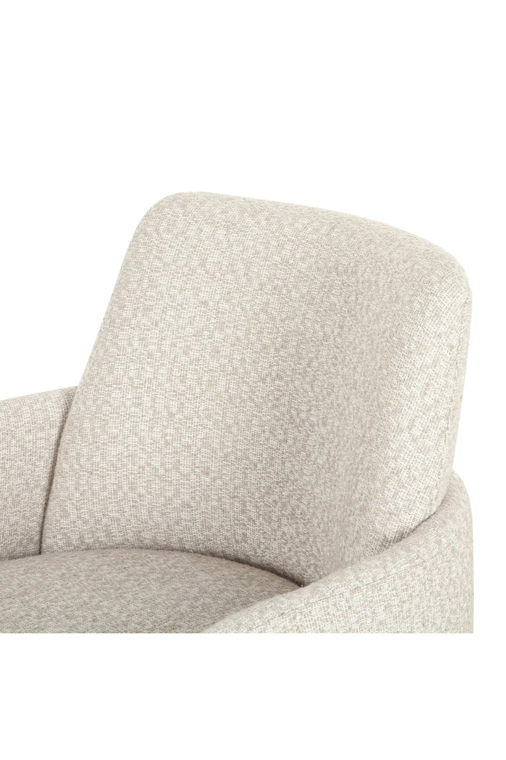 Luxury Beige Linen Modern Dining Chair European Style for Villa