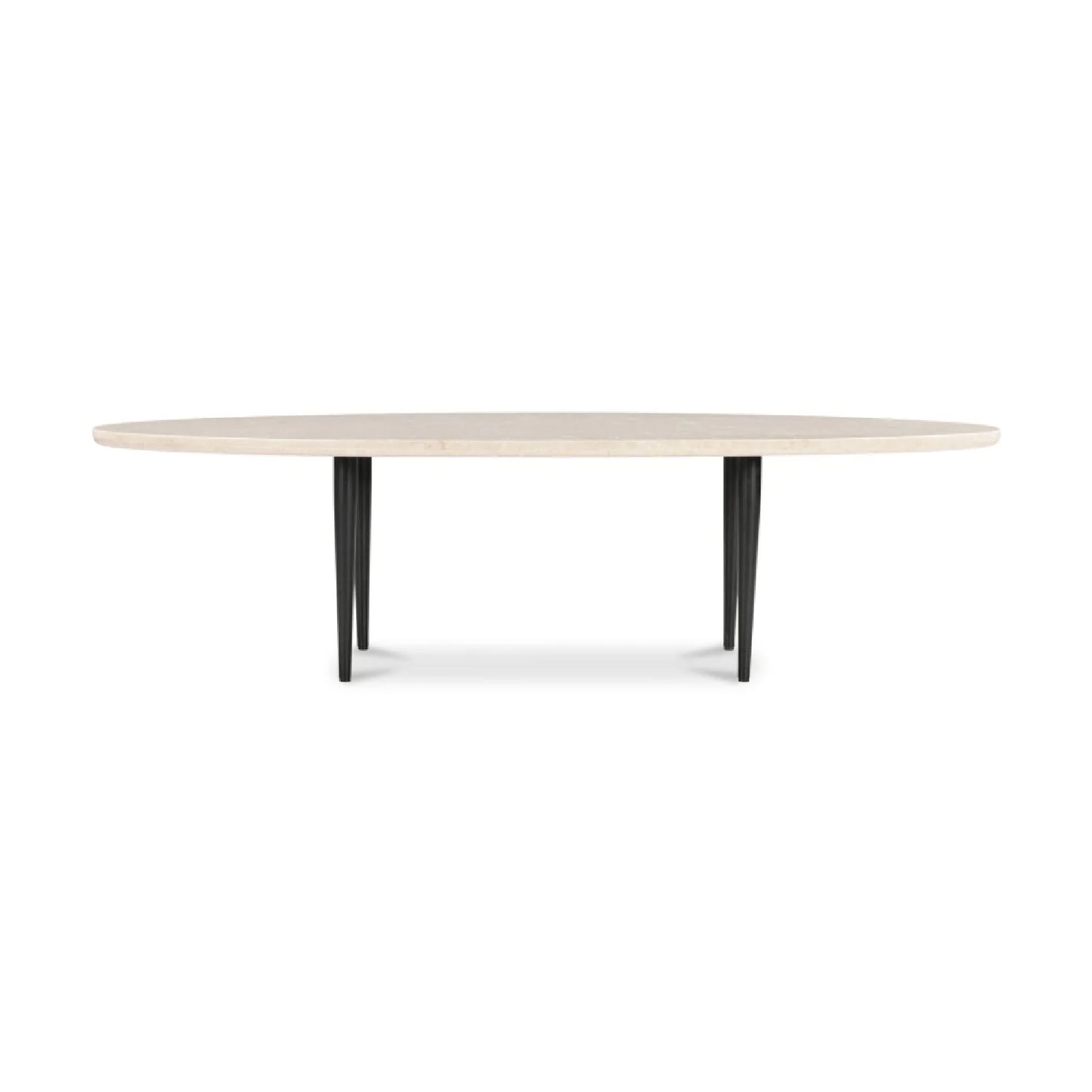Luxury Beige Marble Coffee Table Modern Italian Style for Villa