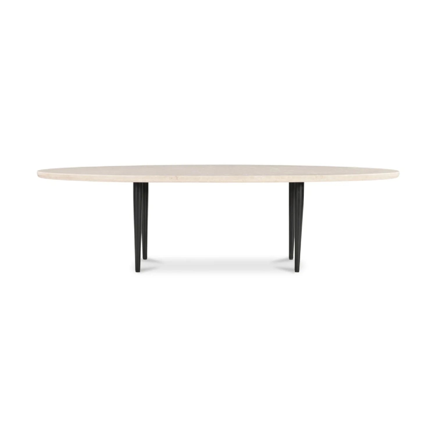 Luxury Beige Marble Coffee Table Modern Italian Style for Villa