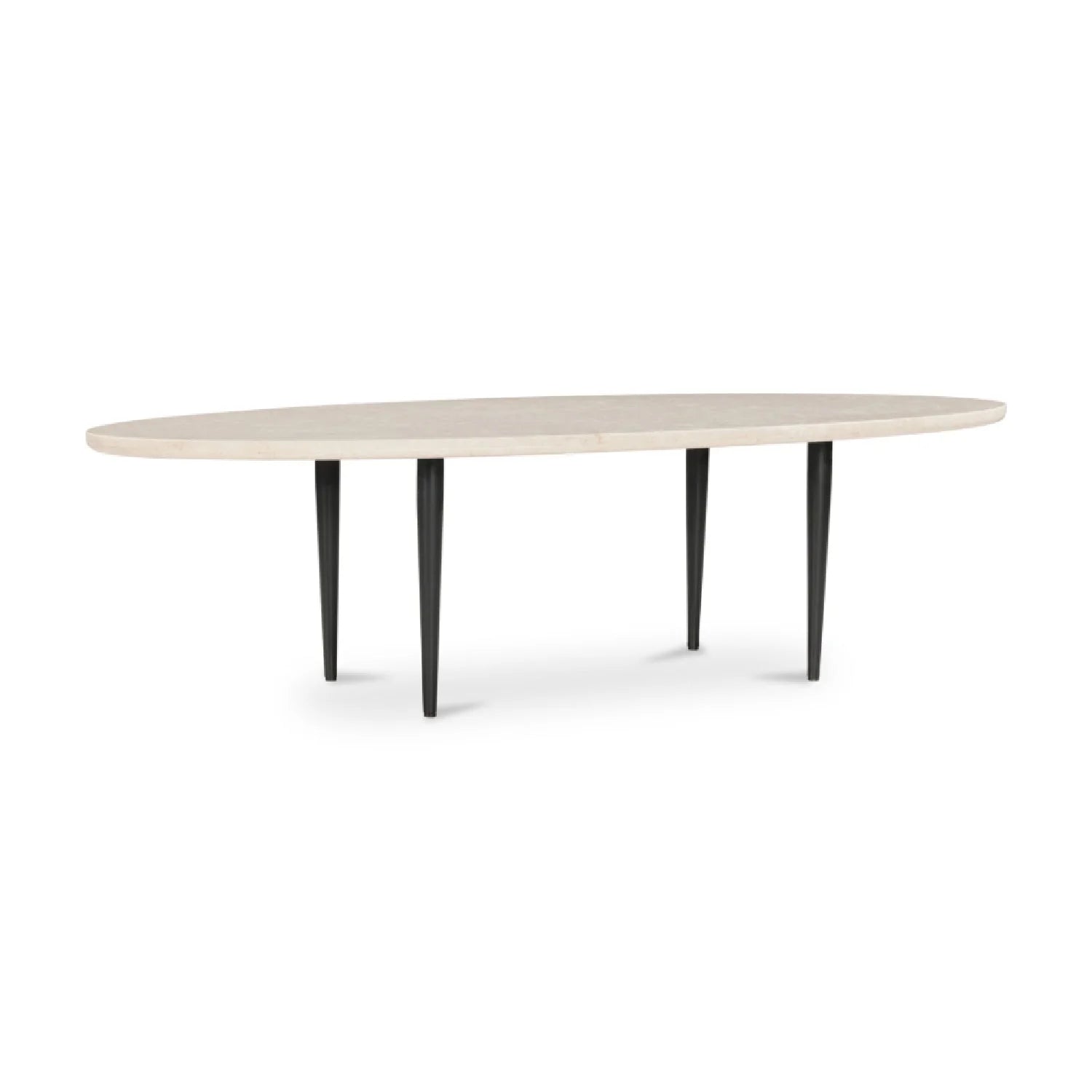 Luxury Beige Marble Coffee Table Modern Italian Style for Villa