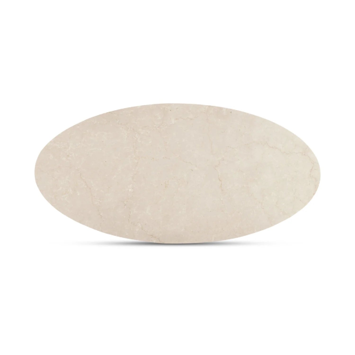 Luxury Beige Marble Coffee Table Modern Italian Style for Villa