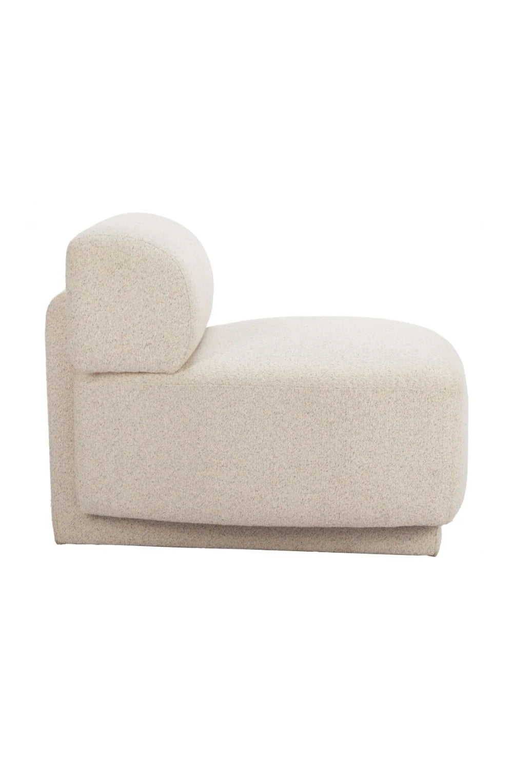 Luxury Beige Minimalist Accent Chair Modern Italian Style for Villa