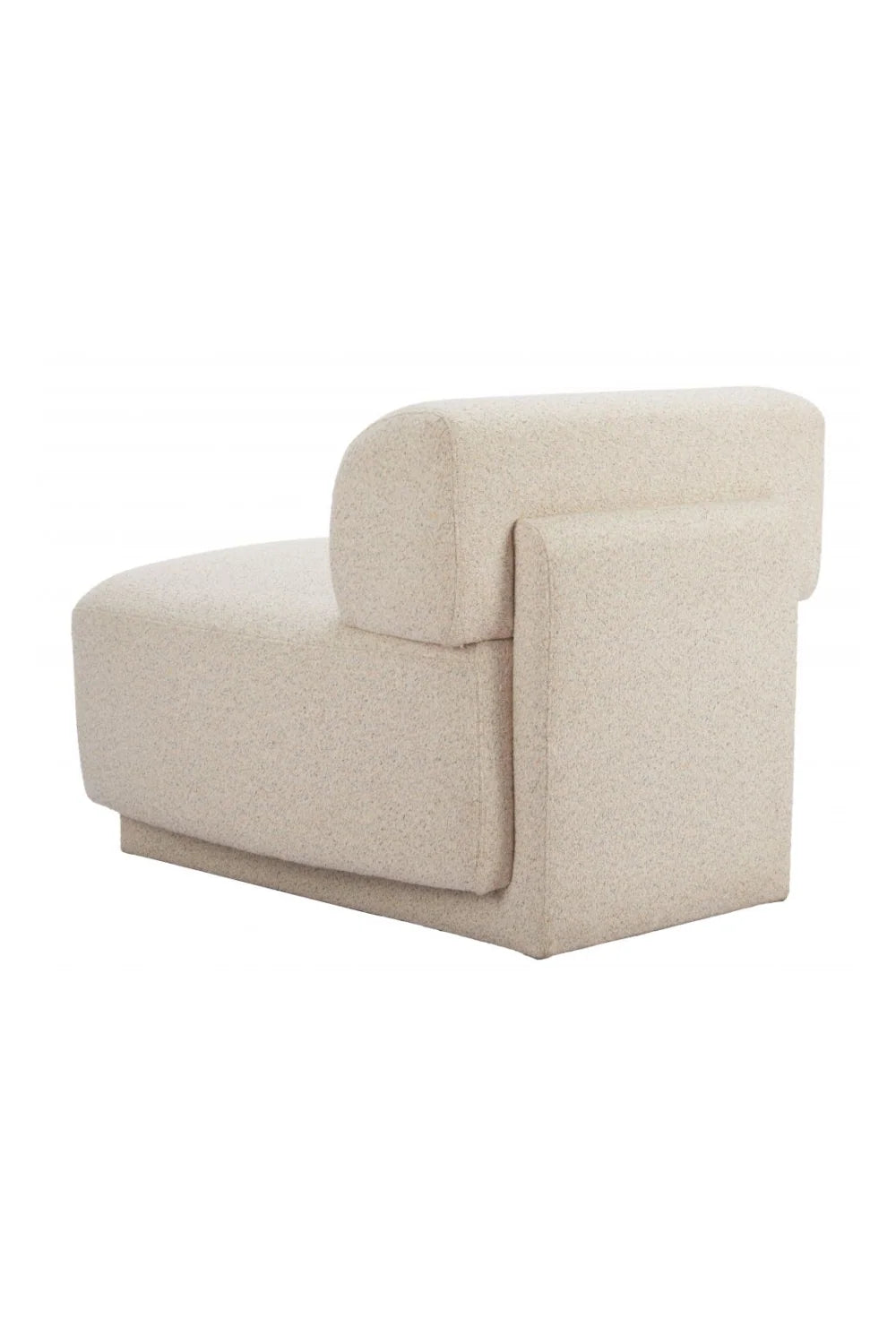 Luxury Beige Minimalist Accent Chair Modern Italian Style for Villa