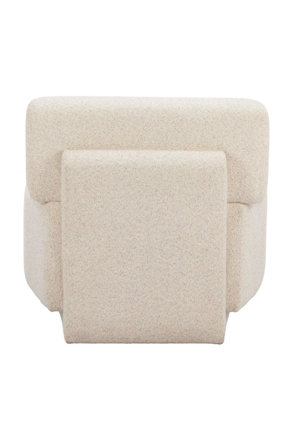 Luxury Beige Minimalist Accent Chair Modern Italian Style for Villa