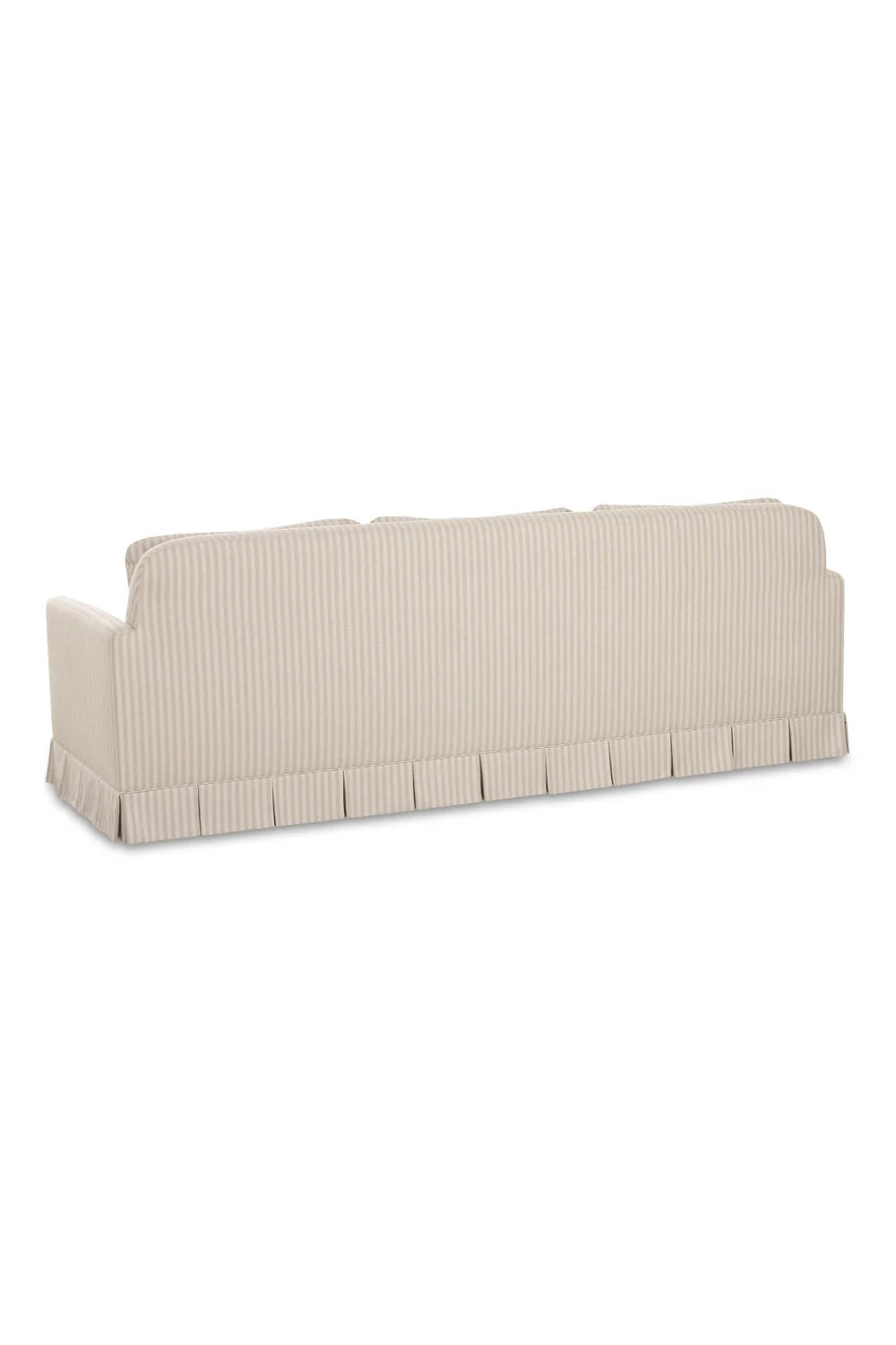 Luxury Beige Pleated Fabric Sofa Modern Italian Style for Villa