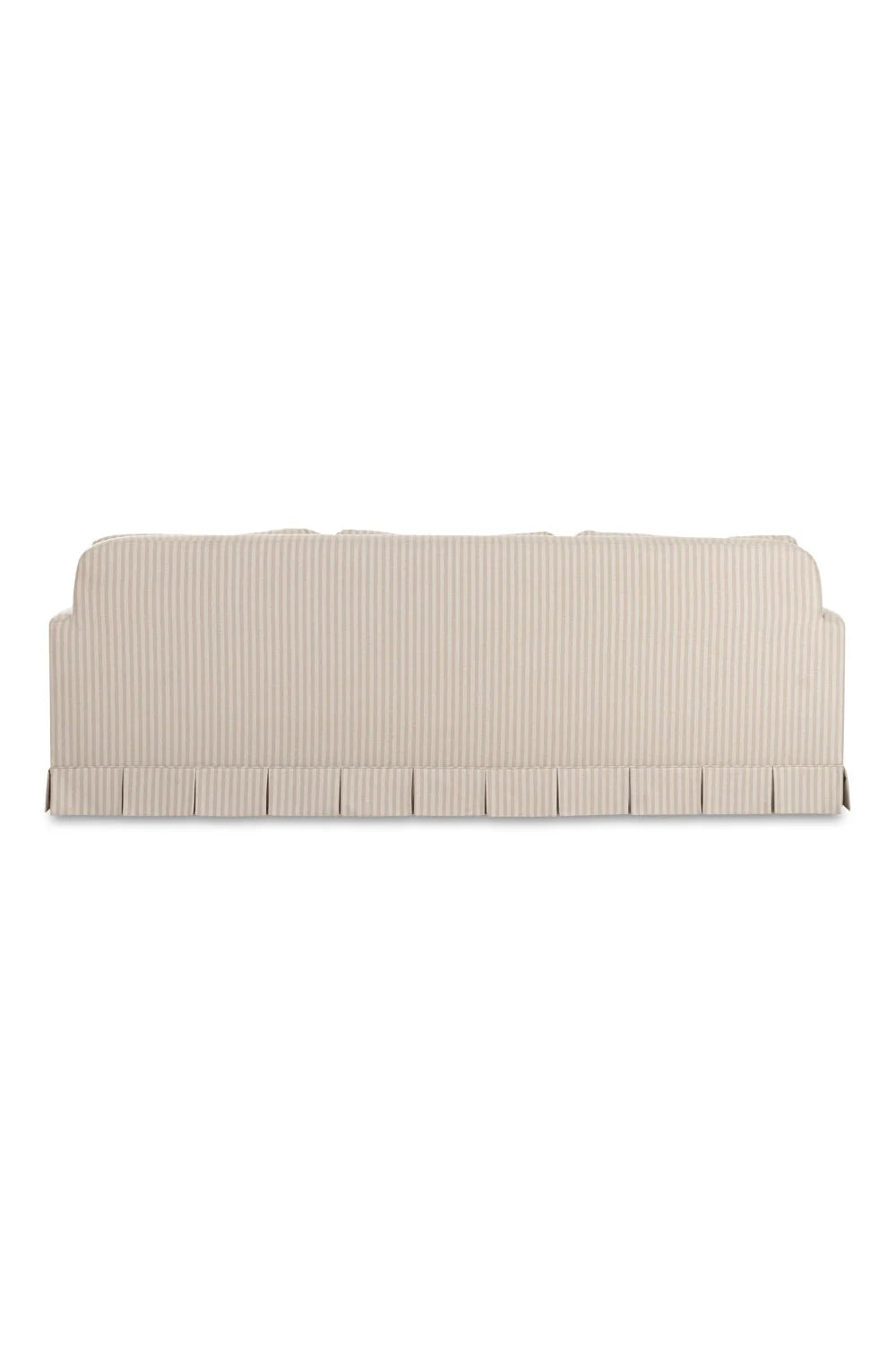 Luxury Beige Pleated Fabric Sofa Modern Italian Style for Villa