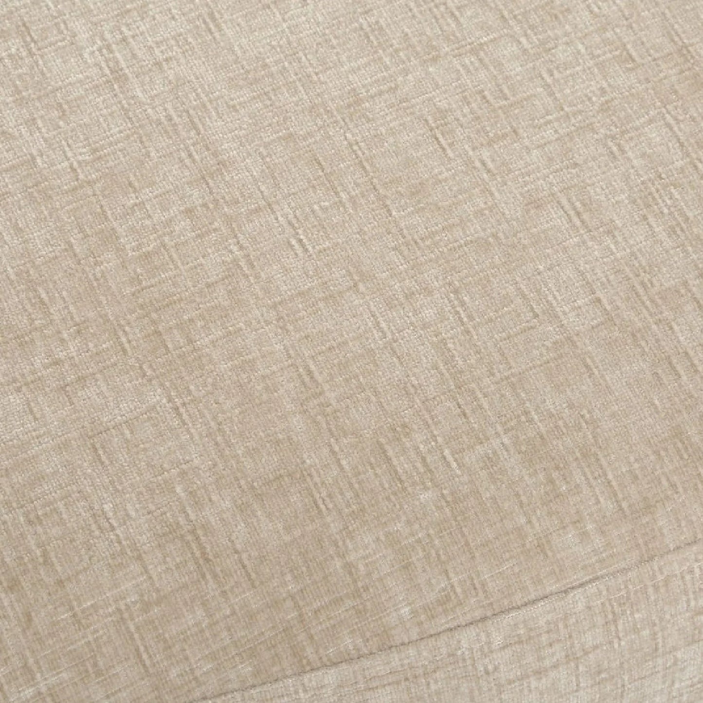 Luxury Beige Velvet Curved Bench European Style for Villa