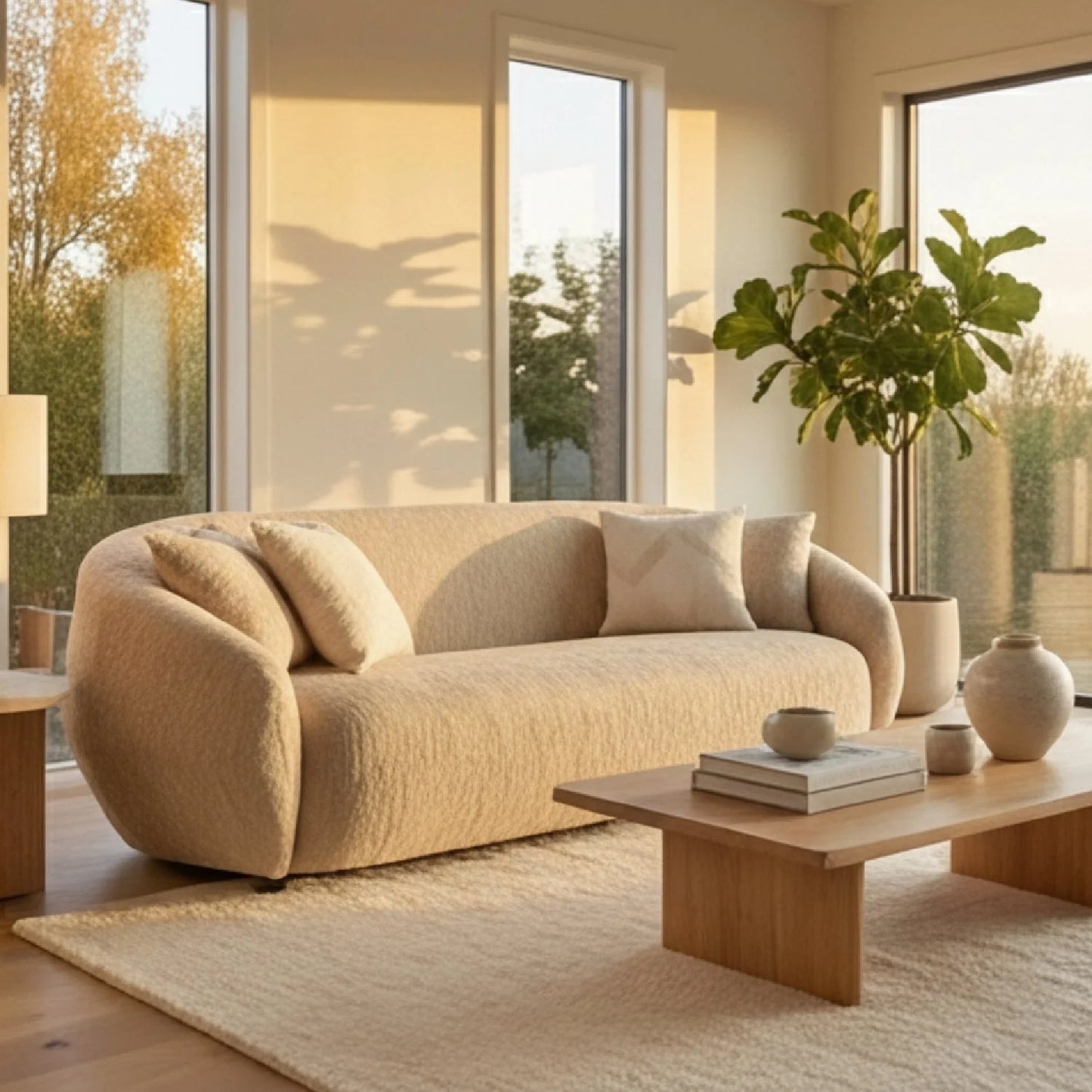 Luxury Belinda Fabric Sofa Modern Italian Style for Villa