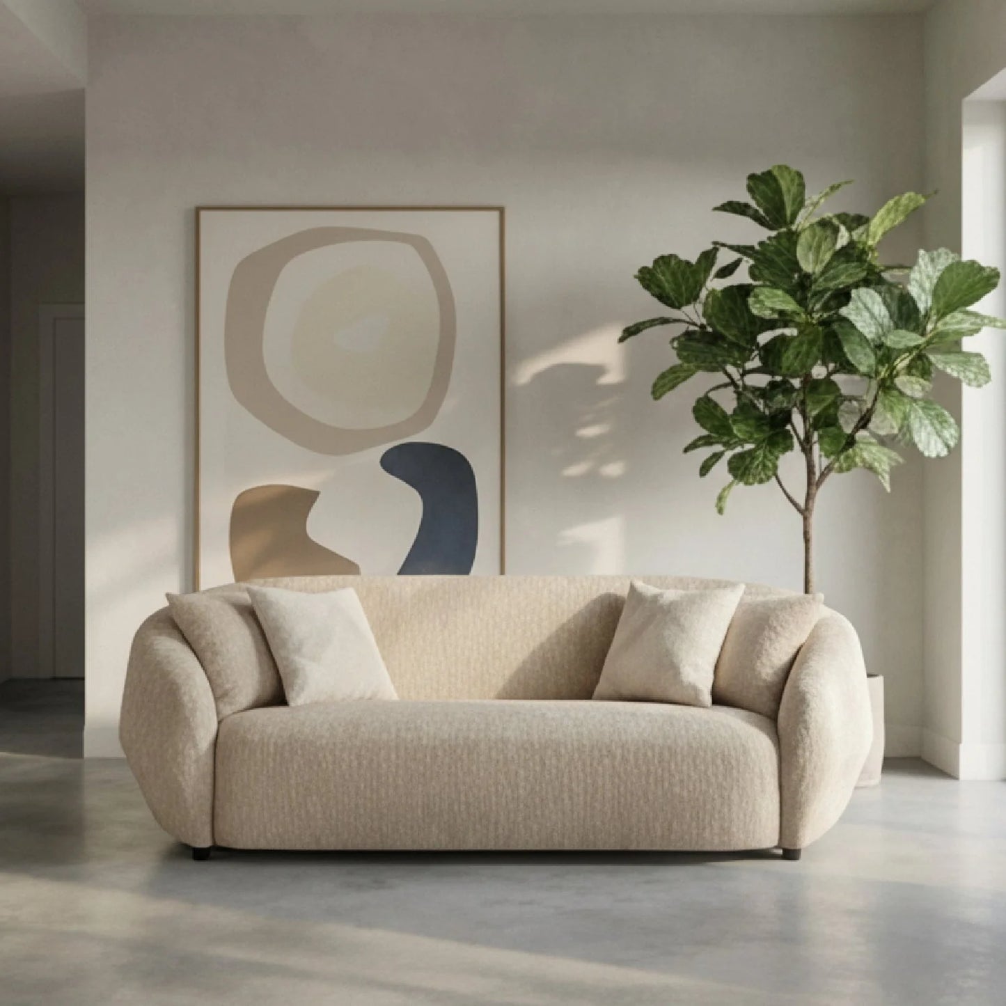 Luxury Belinda Fabric Sofa Modern Italian Style for Villa