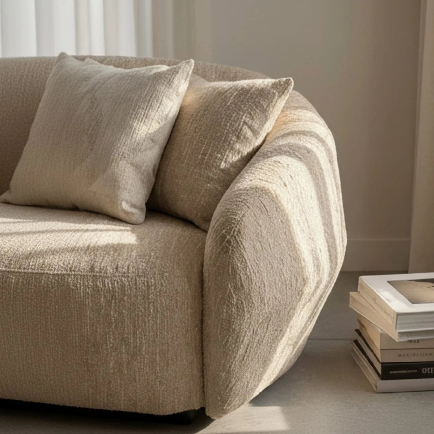 Luxury Belinda Fabric Sofa Modern Italian Style for Villa