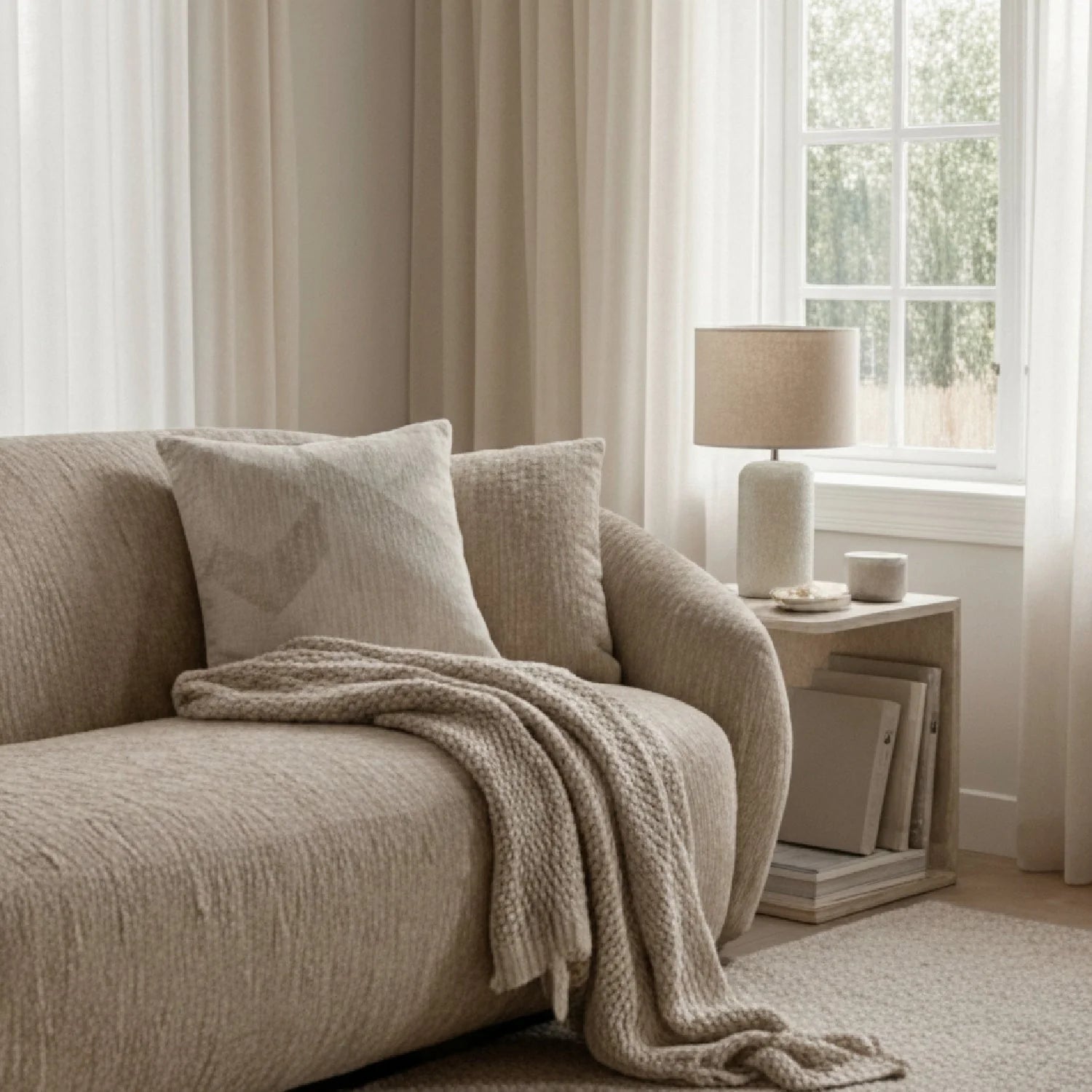 Luxury Belinda Fabric Sofa Modern Italian Style for Villa