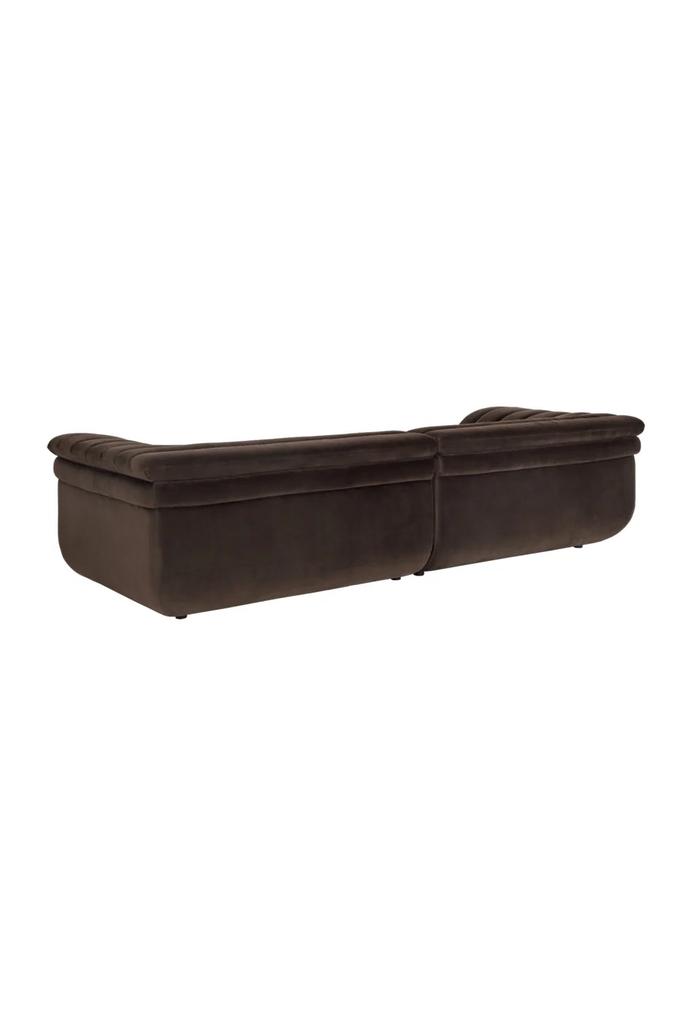 Luxury Bello Deep Channeled Fabric Sofa Modern Italian Style for Villa