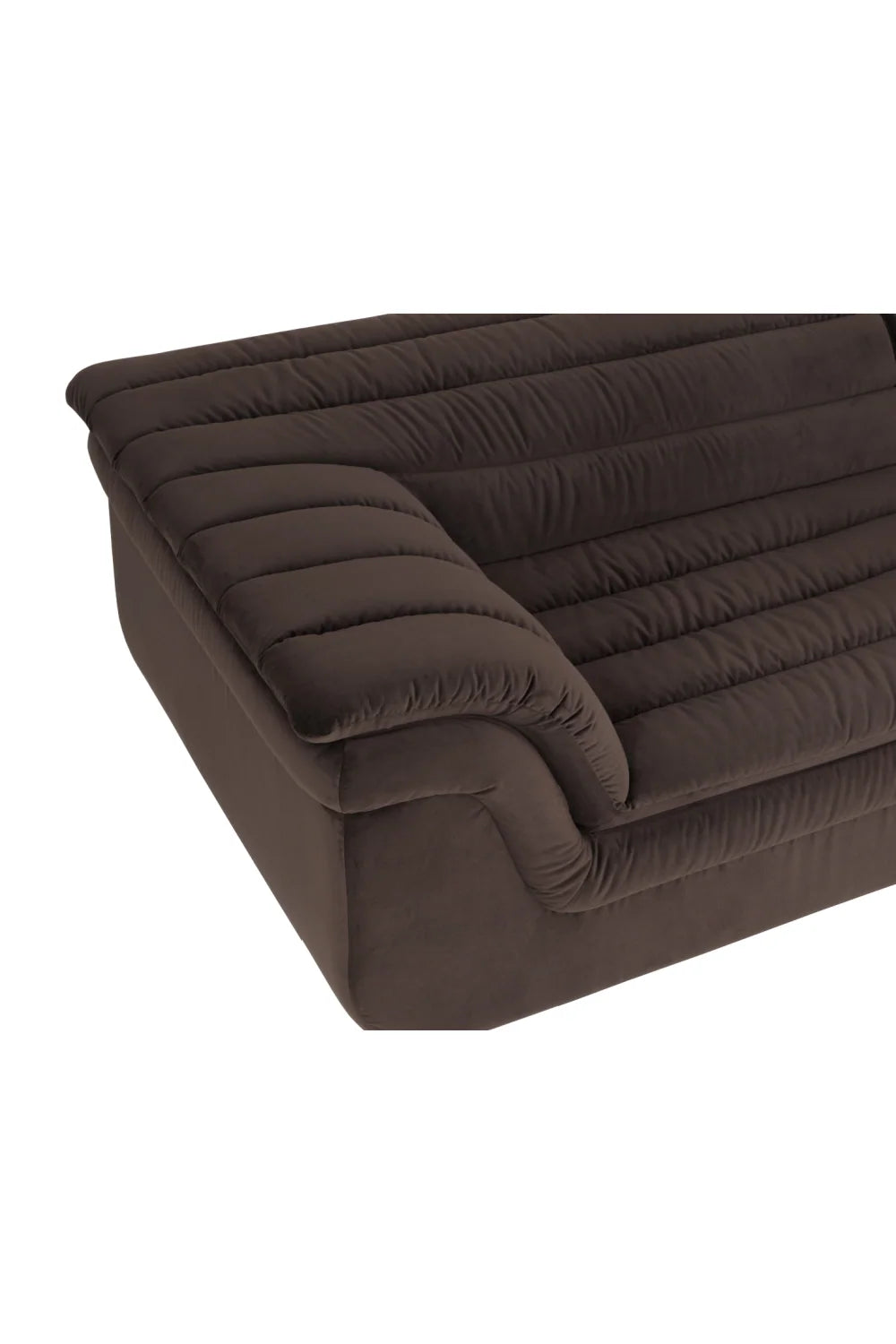 Luxury Bello Deep Channeled Fabric Sofa Modern Italian Style for Villa