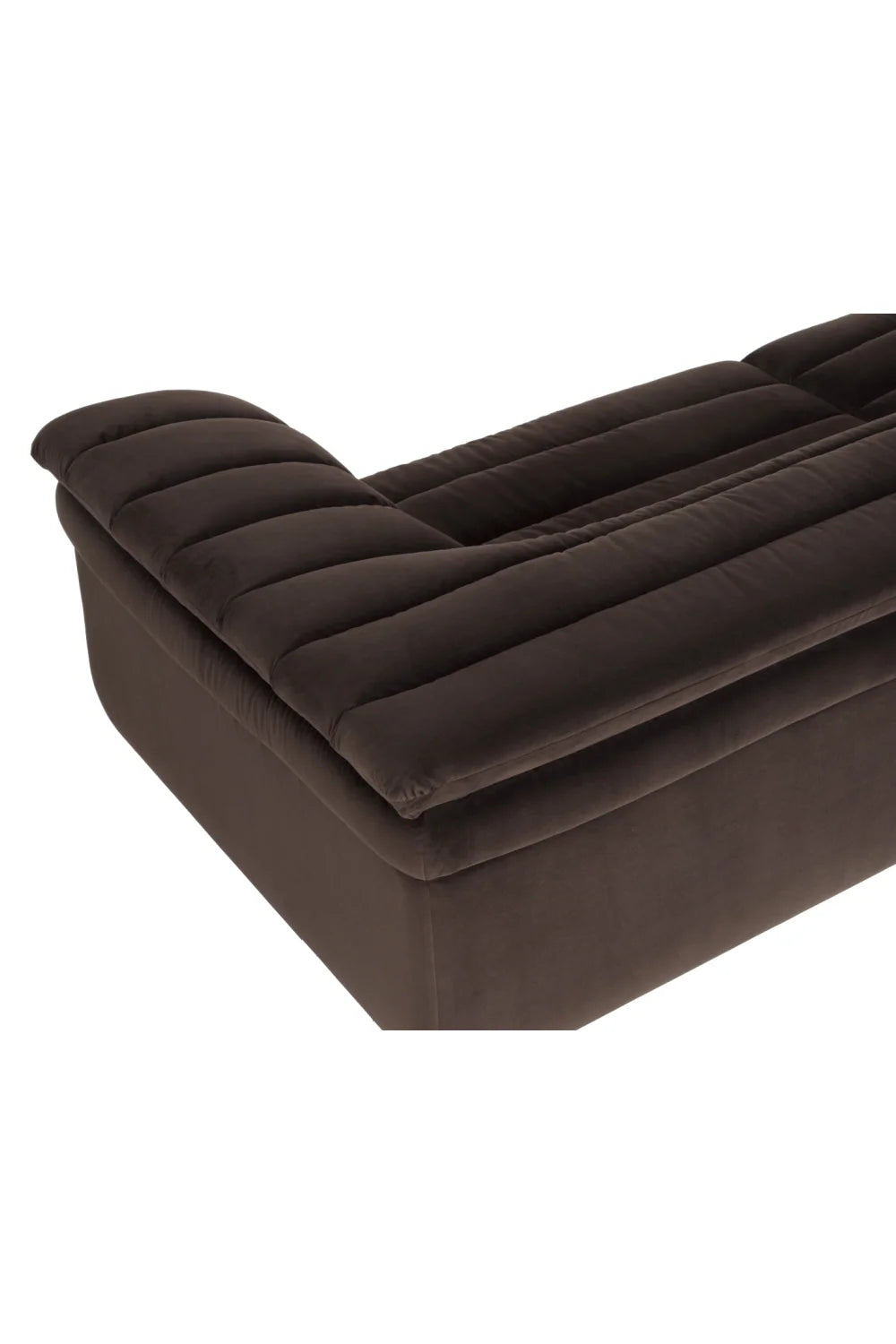 Luxury Bello Deep Channeled Fabric Sofa Modern Italian Style for Villa