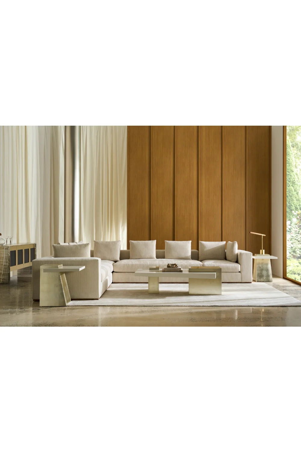 Luxury Bello Fabric Sectional Sofa Modern Italian Style for Villa