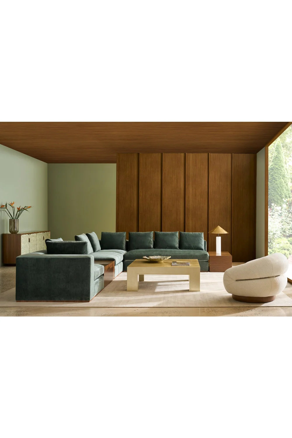 Luxury Bello Wooden Block Coffee Table Modern Italian Style for Villa