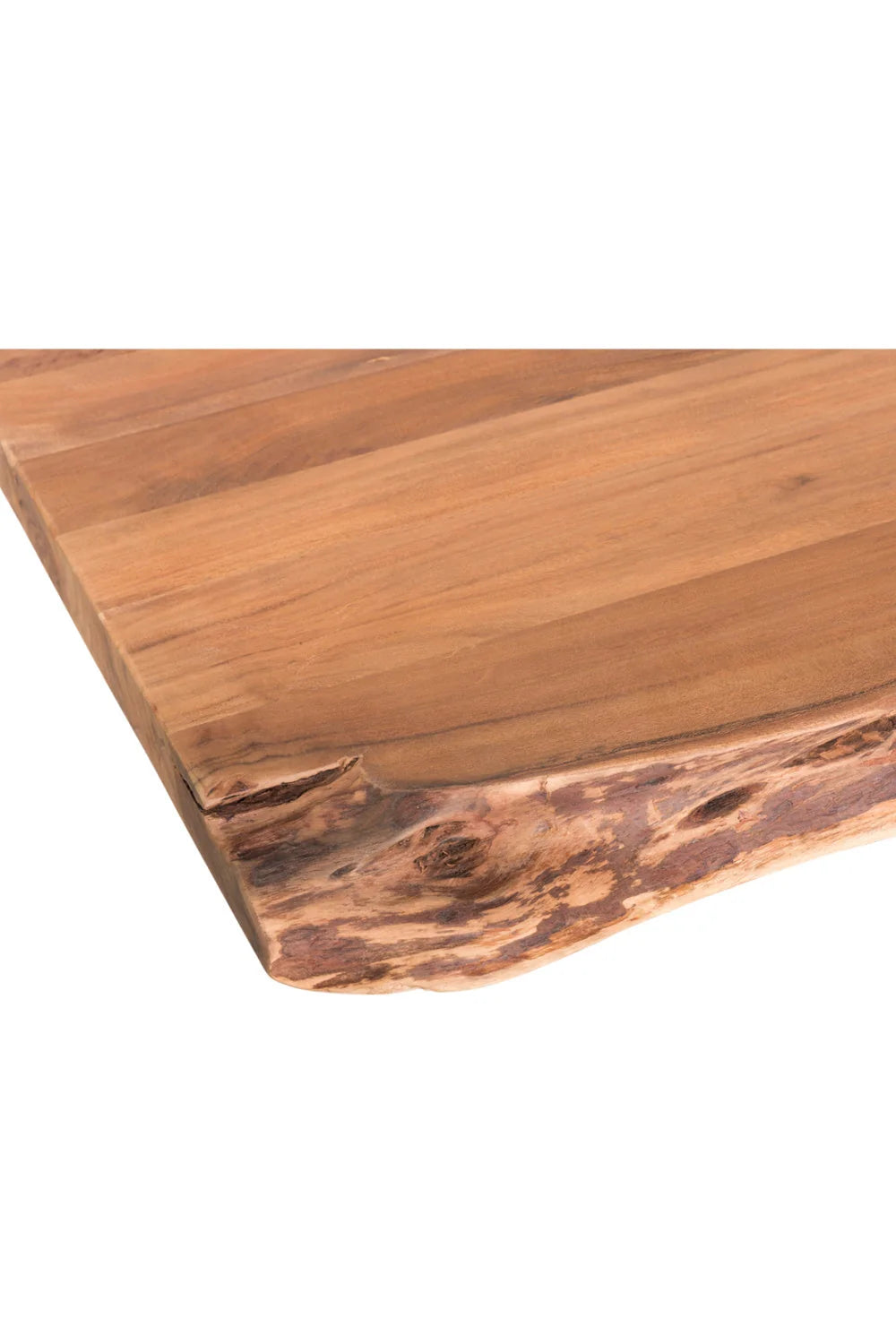 Luxury Bent Acacia Dining Table Modern Italian Style for Villa