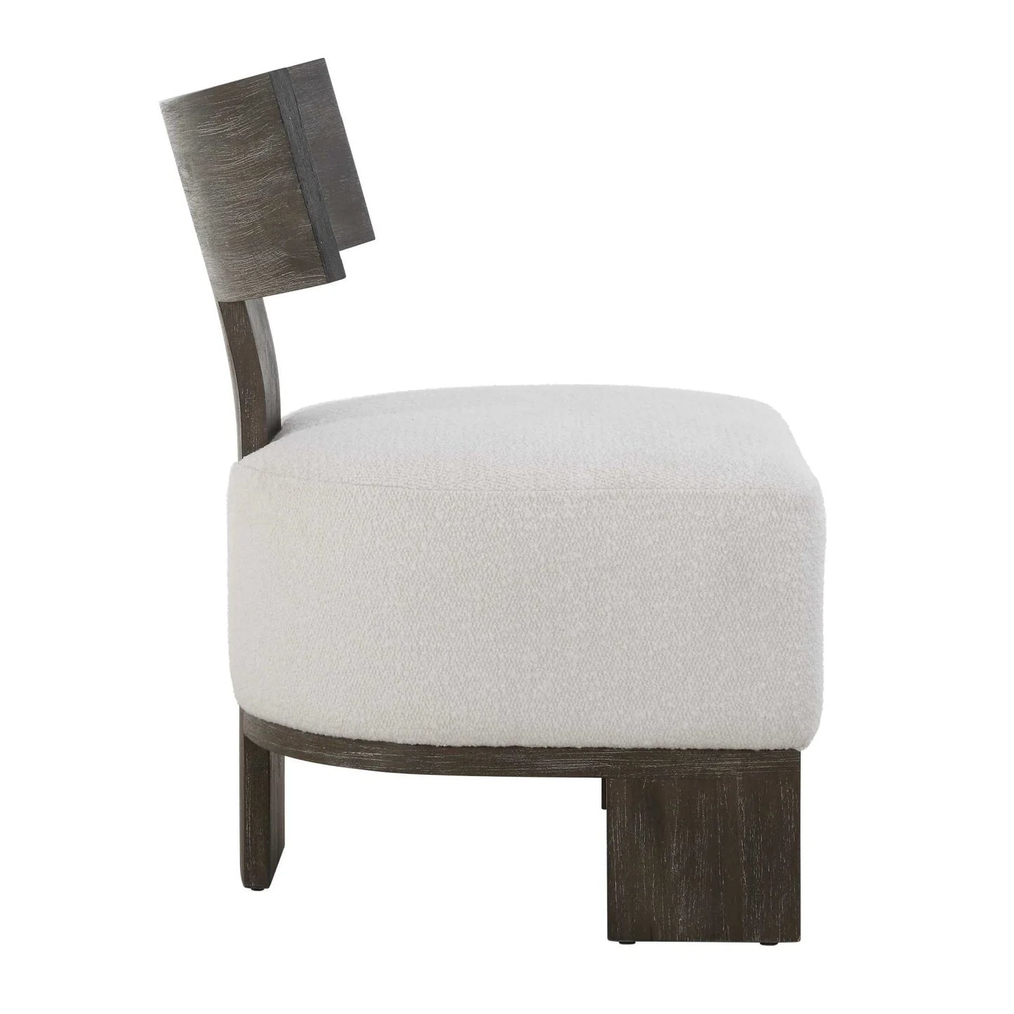 Luxury Bent Wood Accent Chair European Style for Villa