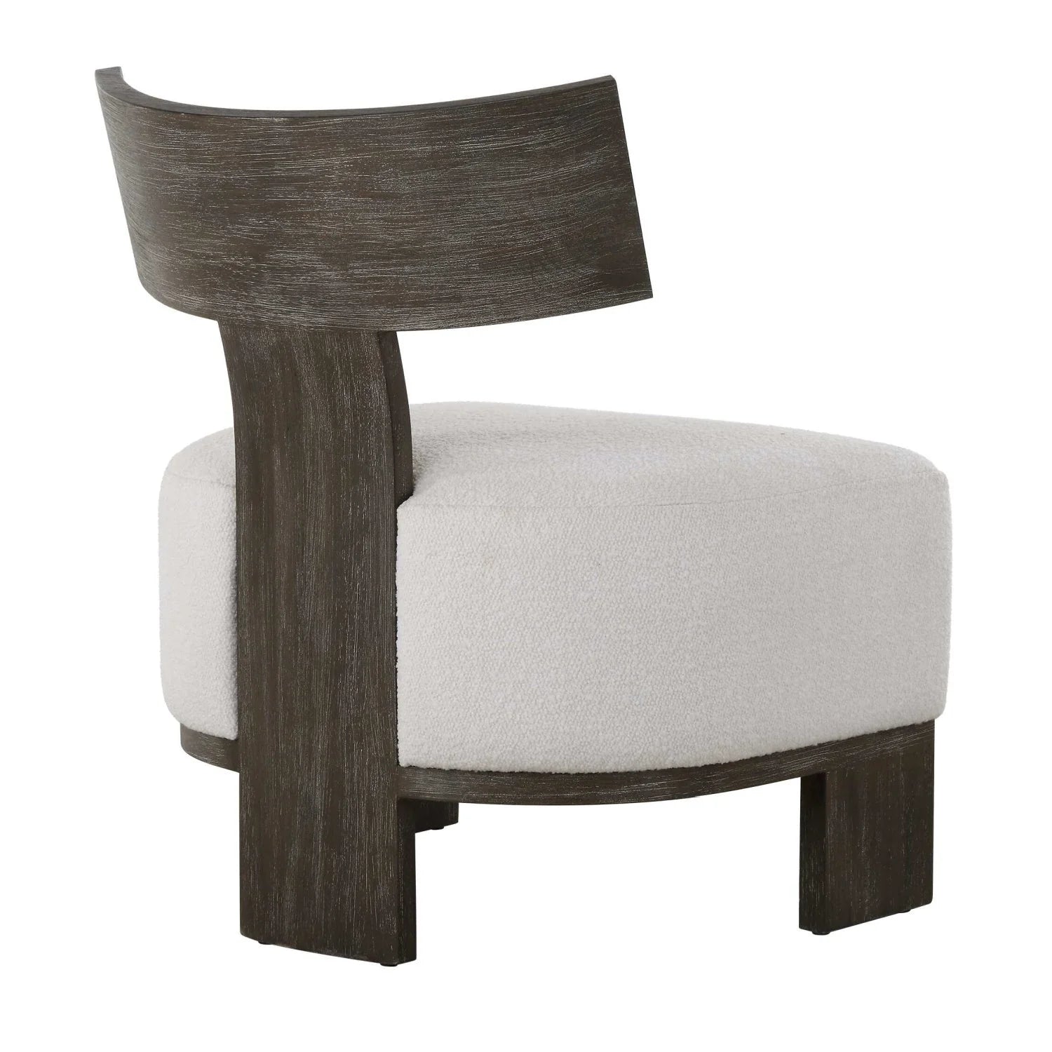 Luxury Bent Wood Accent Chair European Style for Villa