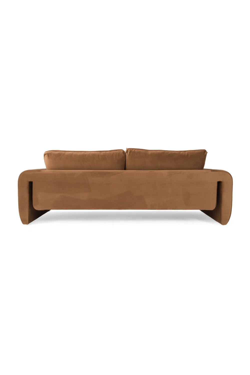Luxury Bentley Brown Velvet Sofa Modern Italian Style for Villa