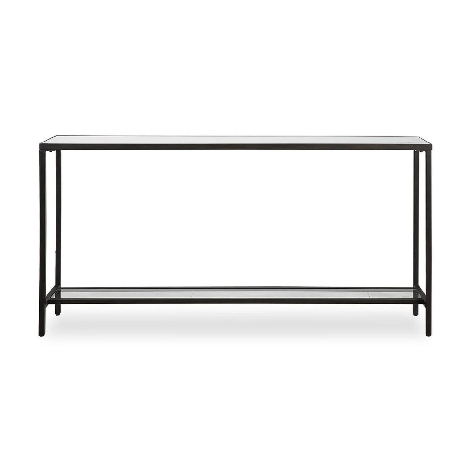 Luxury Beveled Mirror Console Table Modern Italian Style for Villa