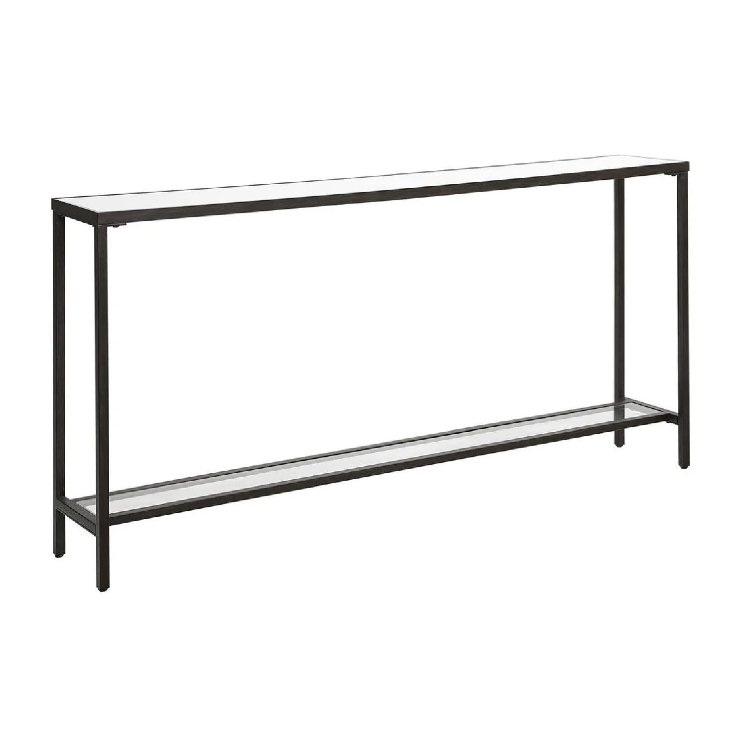 Luxury Beveled Mirror Console Table Modern Italian Style for Villa