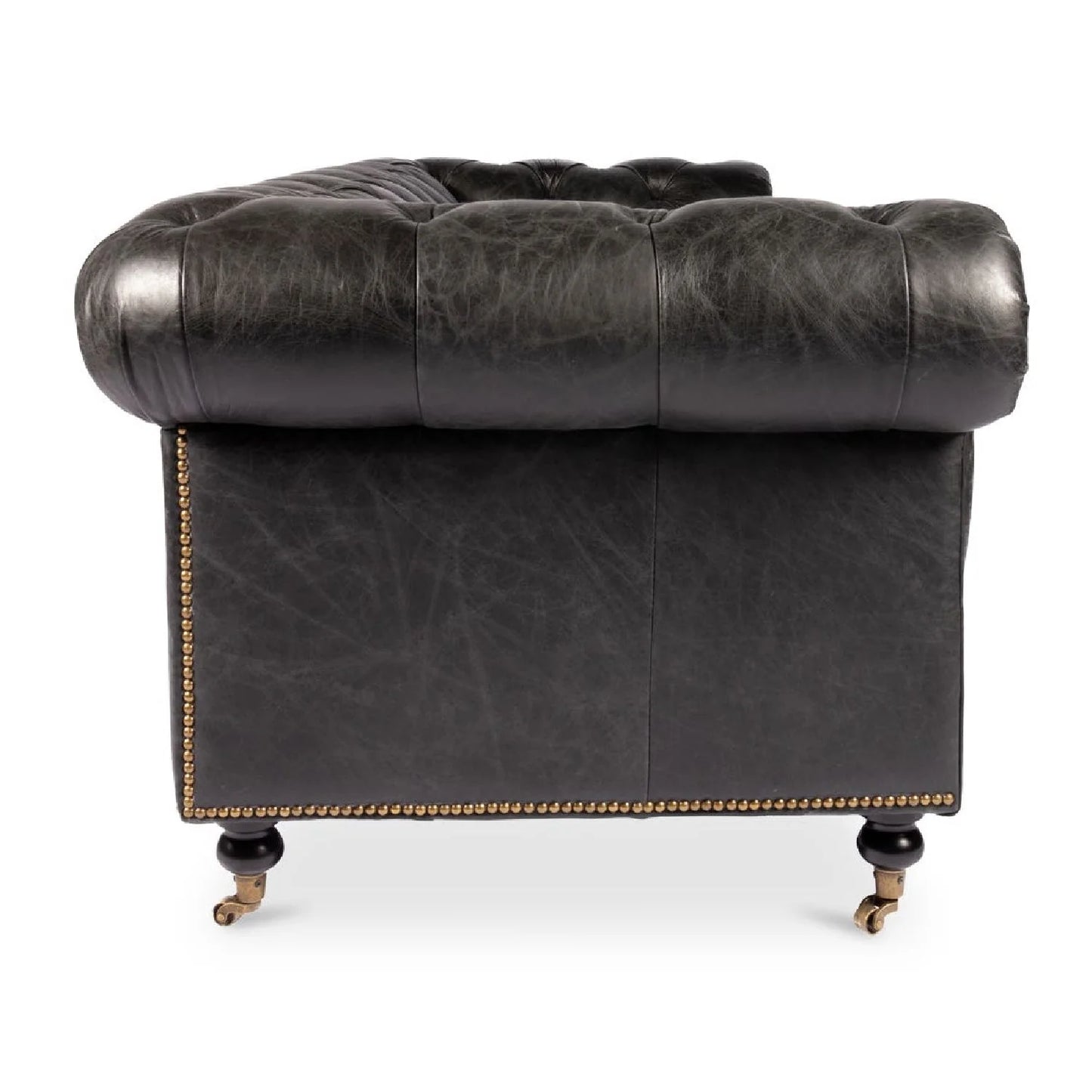 Luxury Birmingham Chesterfield Leather Sofa Modern Italian Style for Villa