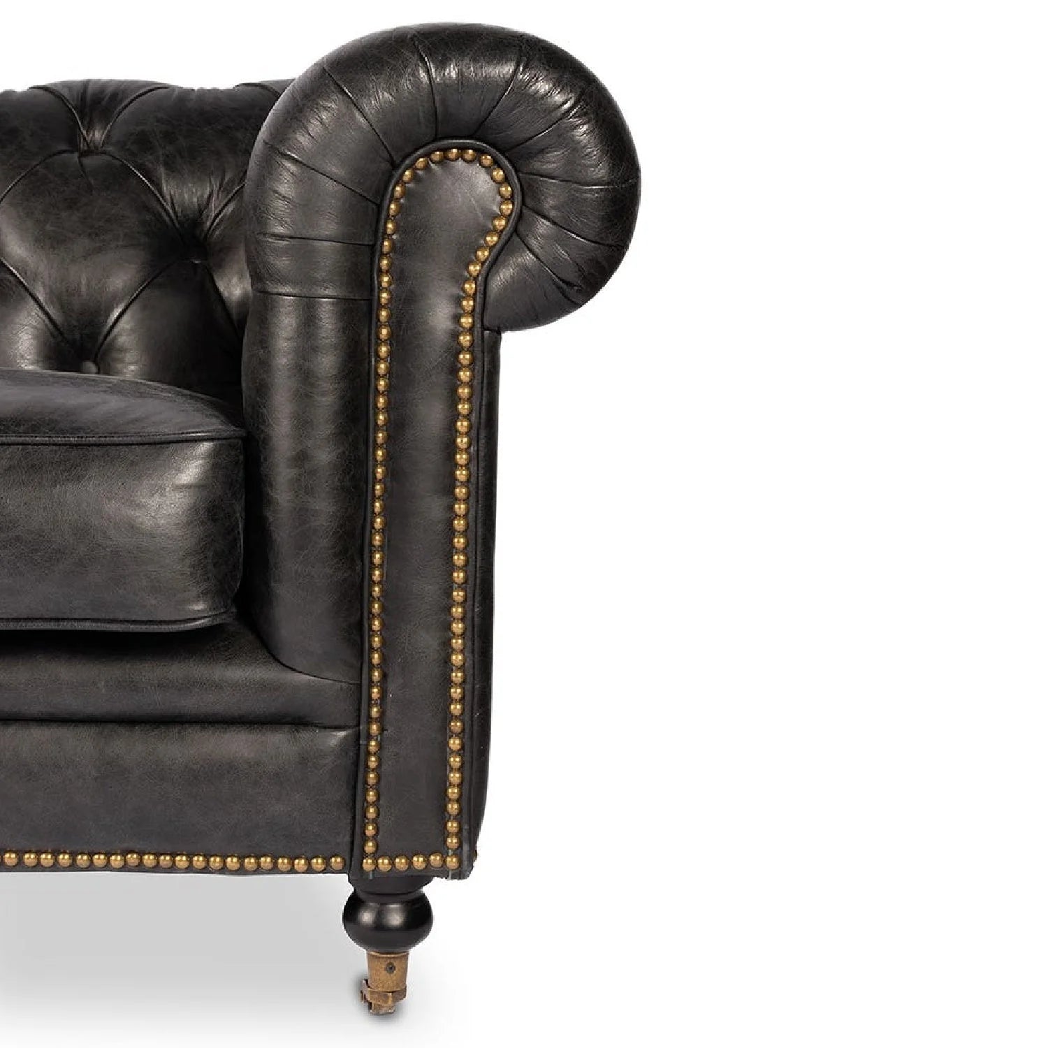 Luxury Birmingham Chesterfield Leather Sofa Modern Italian Style for Villa