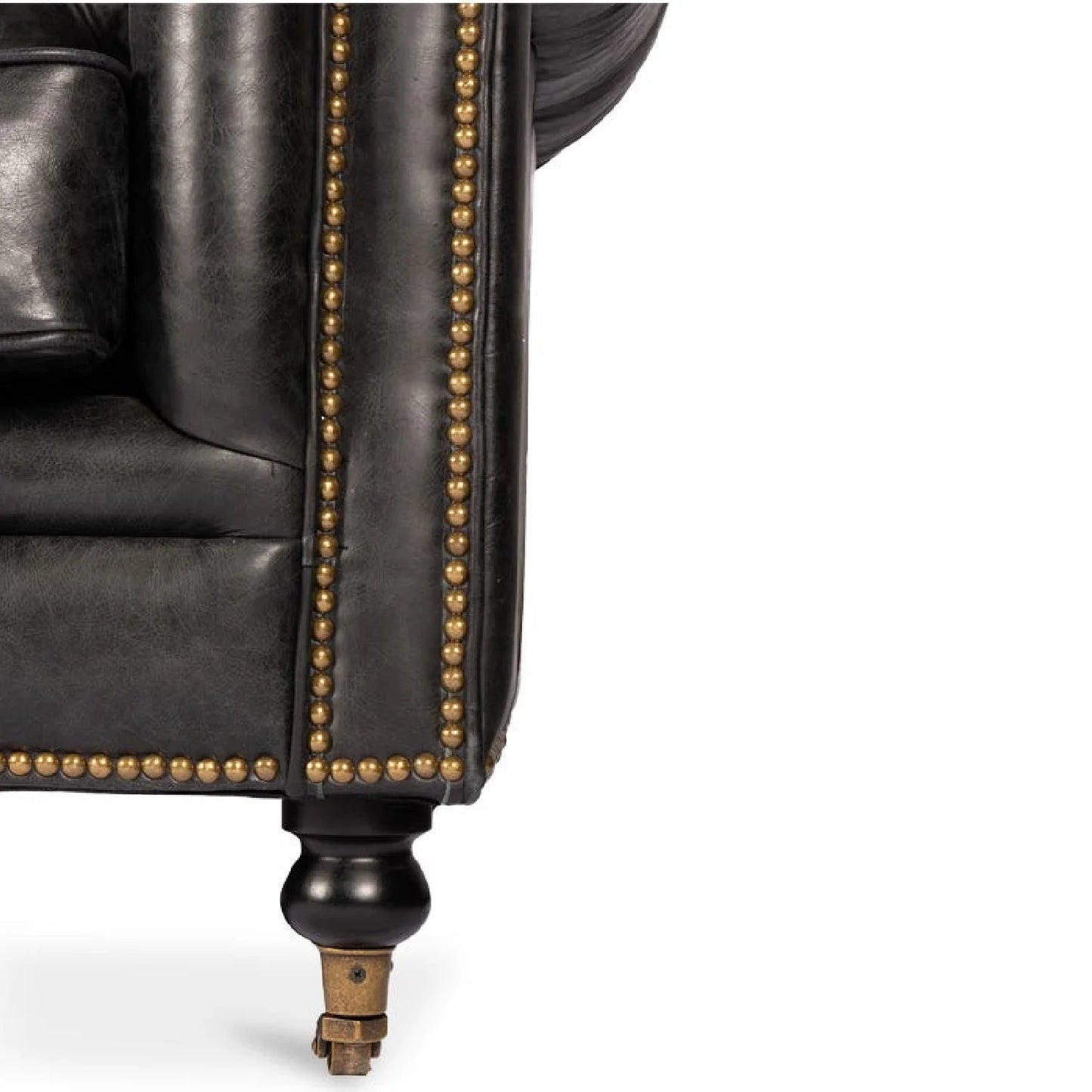 Luxury Birmingham Chesterfield Leather Sofa Modern Italian Style for Villa