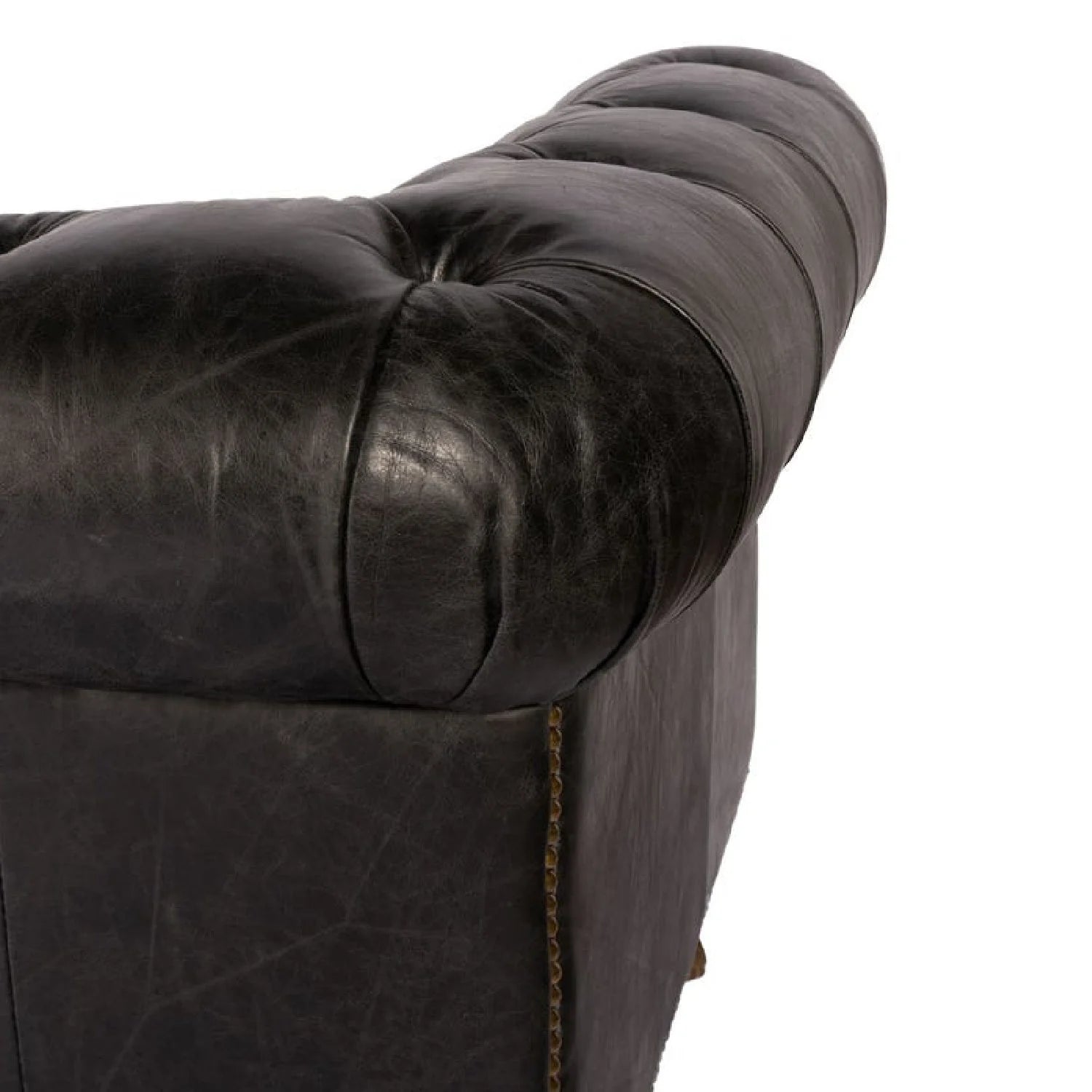Luxury Birmingham Chesterfield Leather Sofa Modern Italian Style for Villa