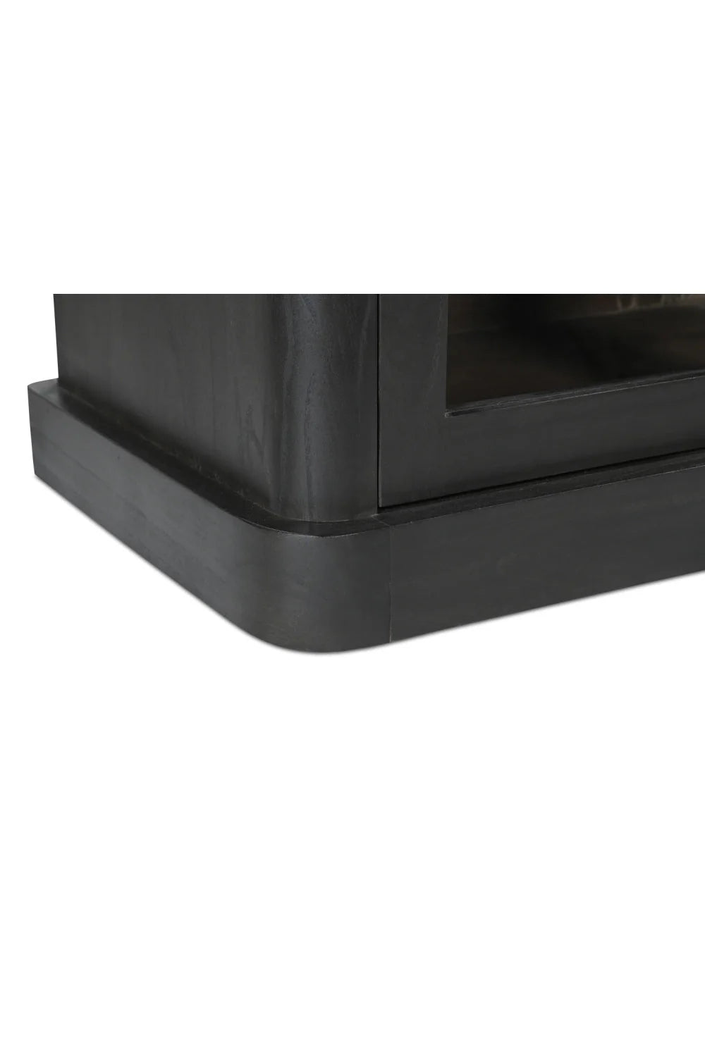 Luxury Black 4-Door Sideboard European Style for Villa