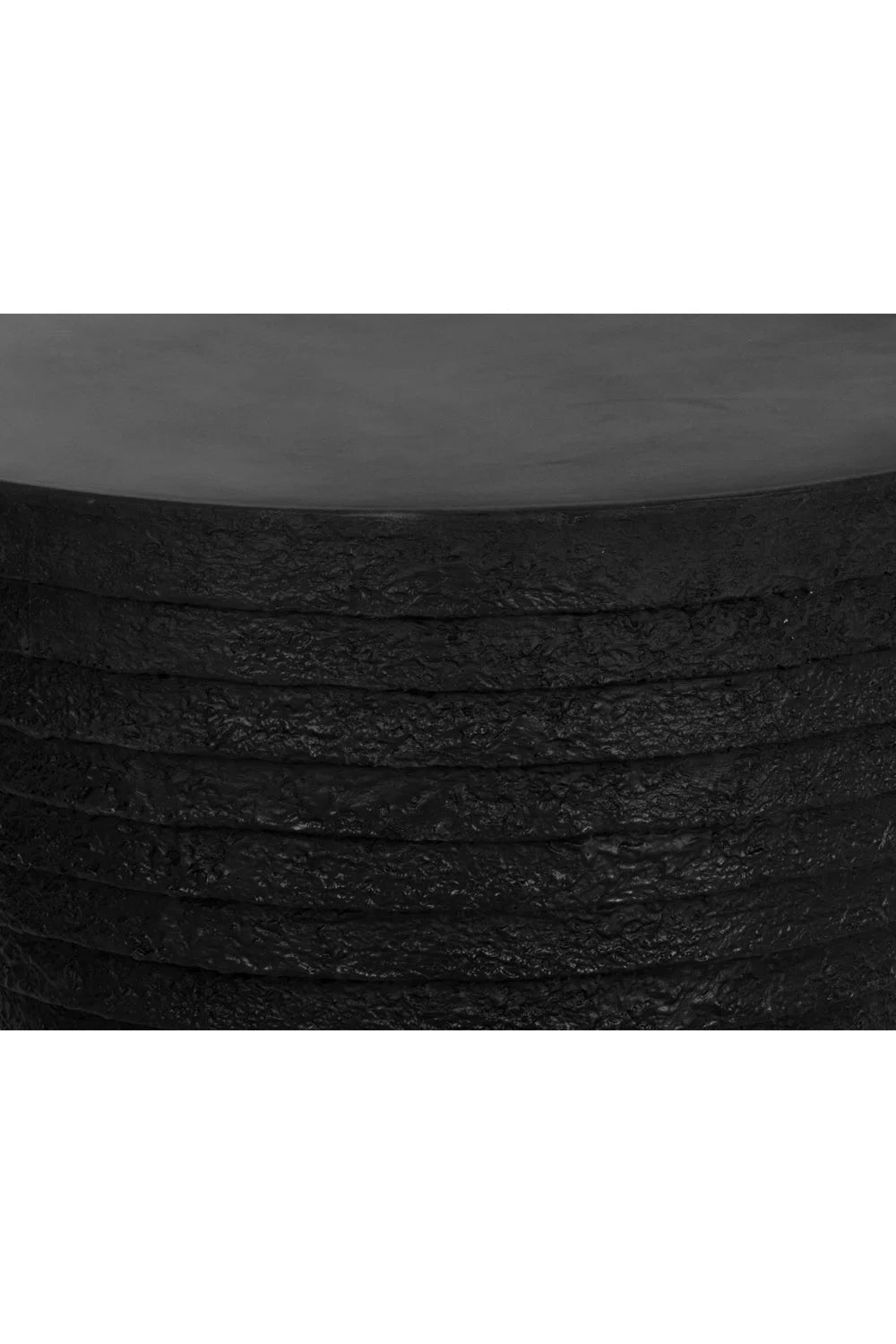 Luxury Black Curved Coffee Table Modern Italian Style for Villa
