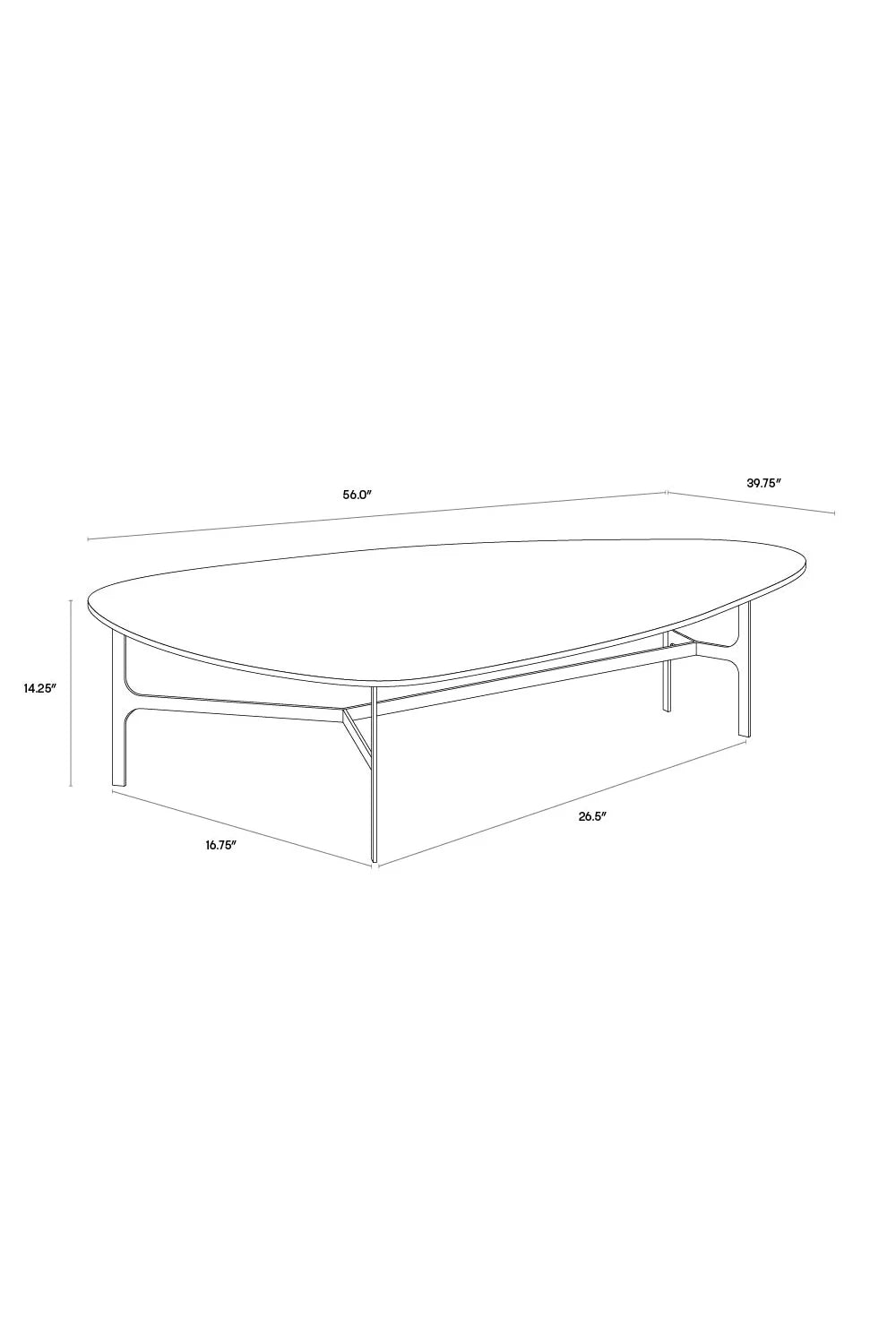 Luxury Black Glass Coffee Table Modern Italian Style for Villa