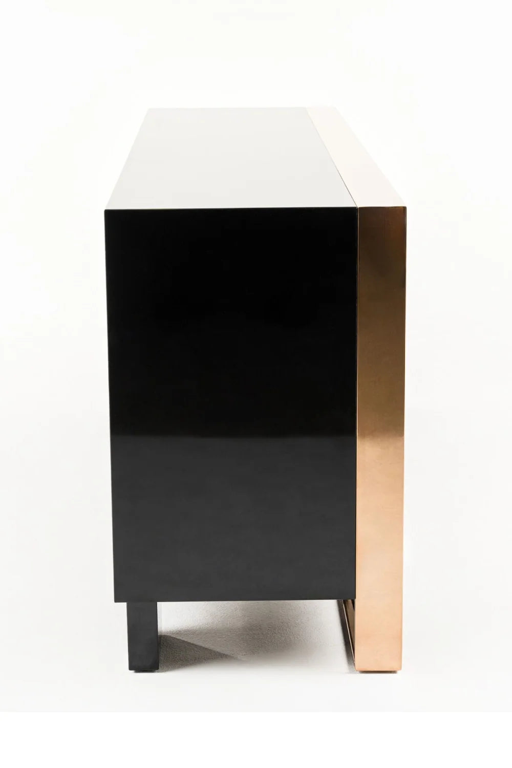 Luxury Black Gloss Sideboard European Style for Villa