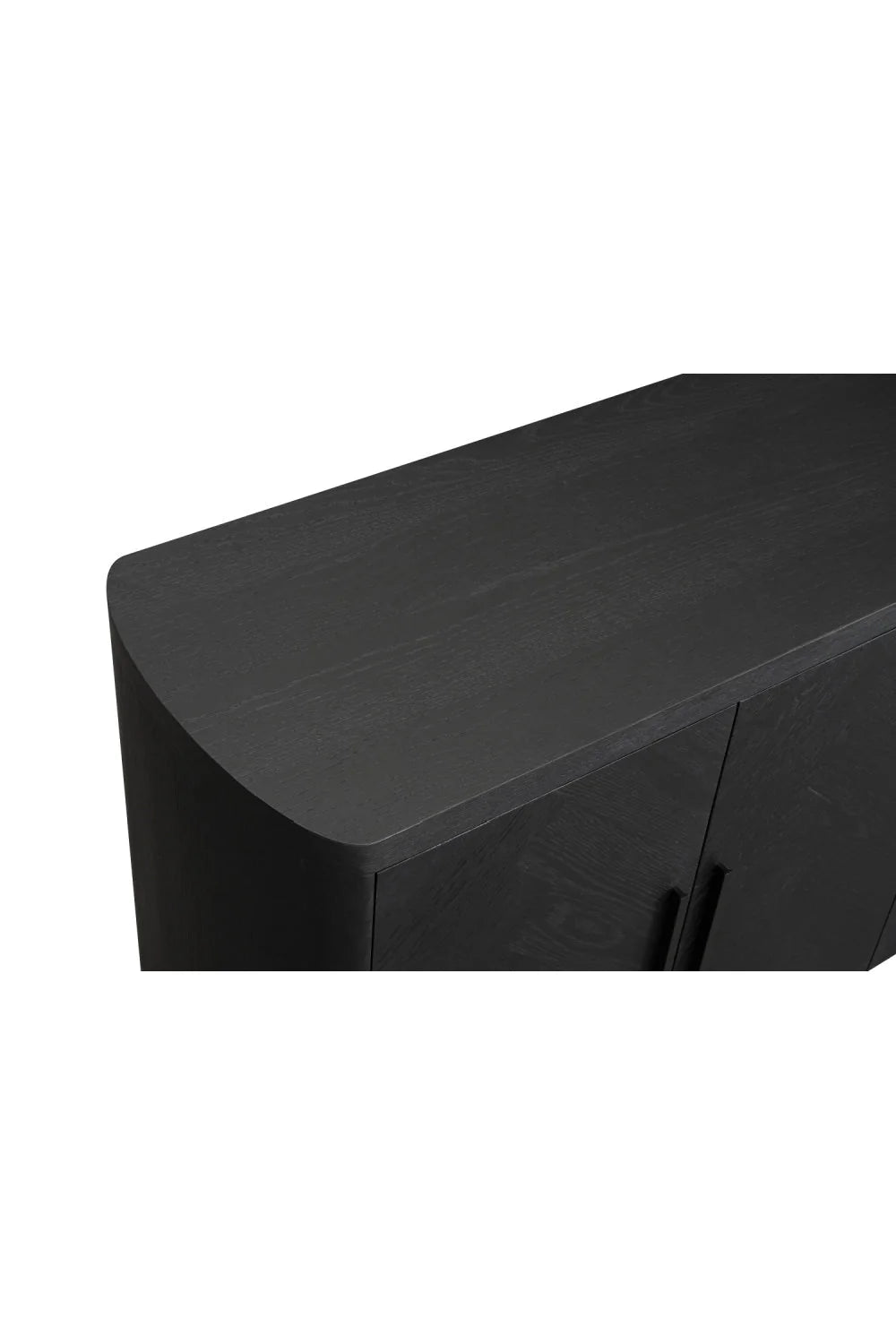 Luxury Black Herringbone Sideboard European Style for Villa