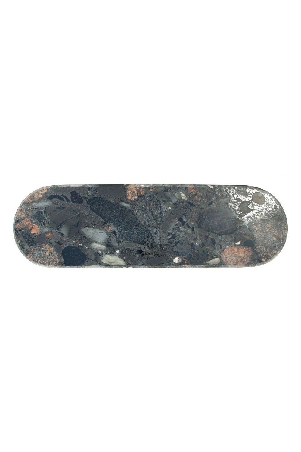 Luxury Black Marble Console Table Modern Italian Style for Villa