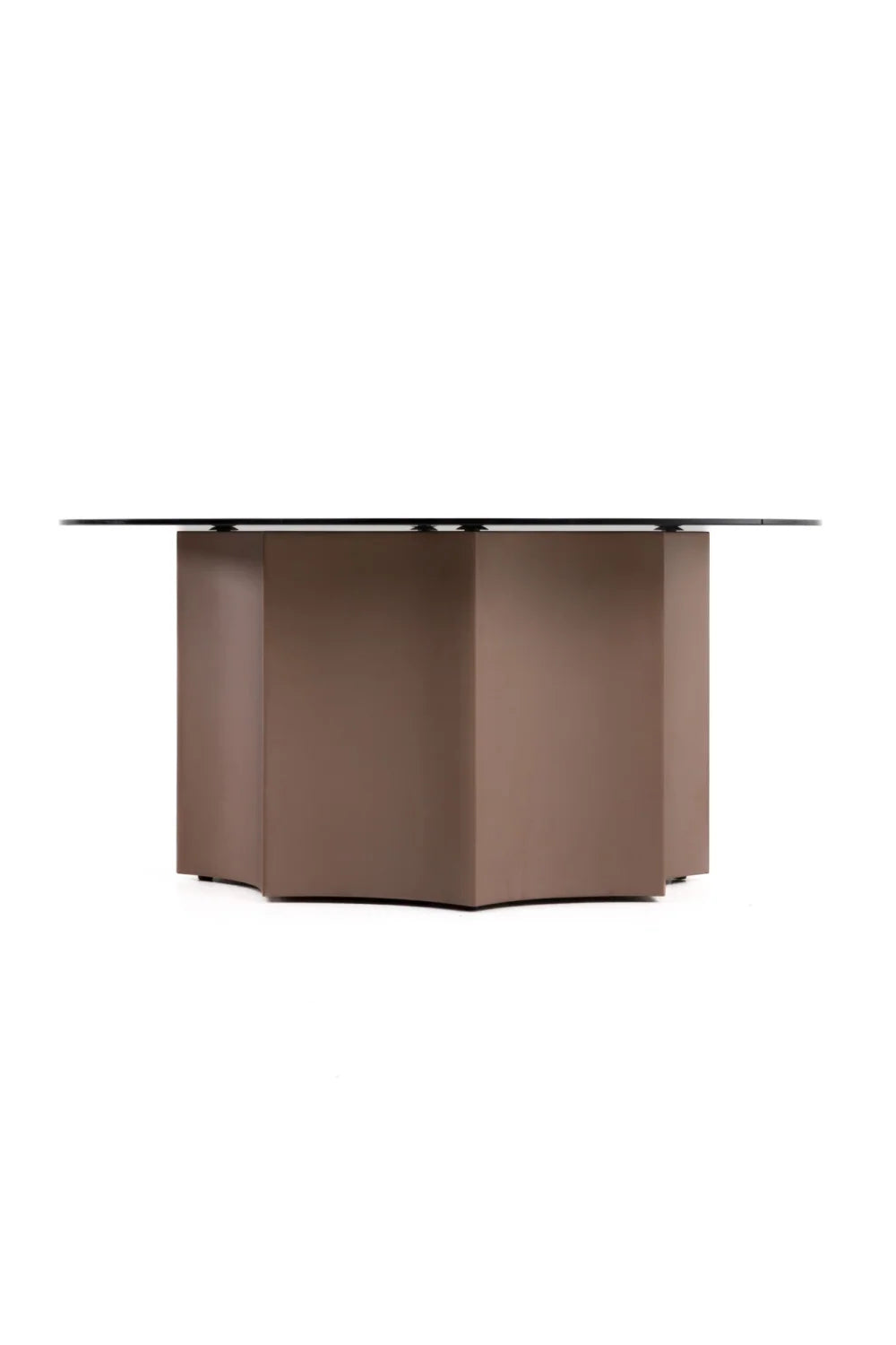 Luxury Black Mirror Round Coffee Table Modern Italian Style for Villa
