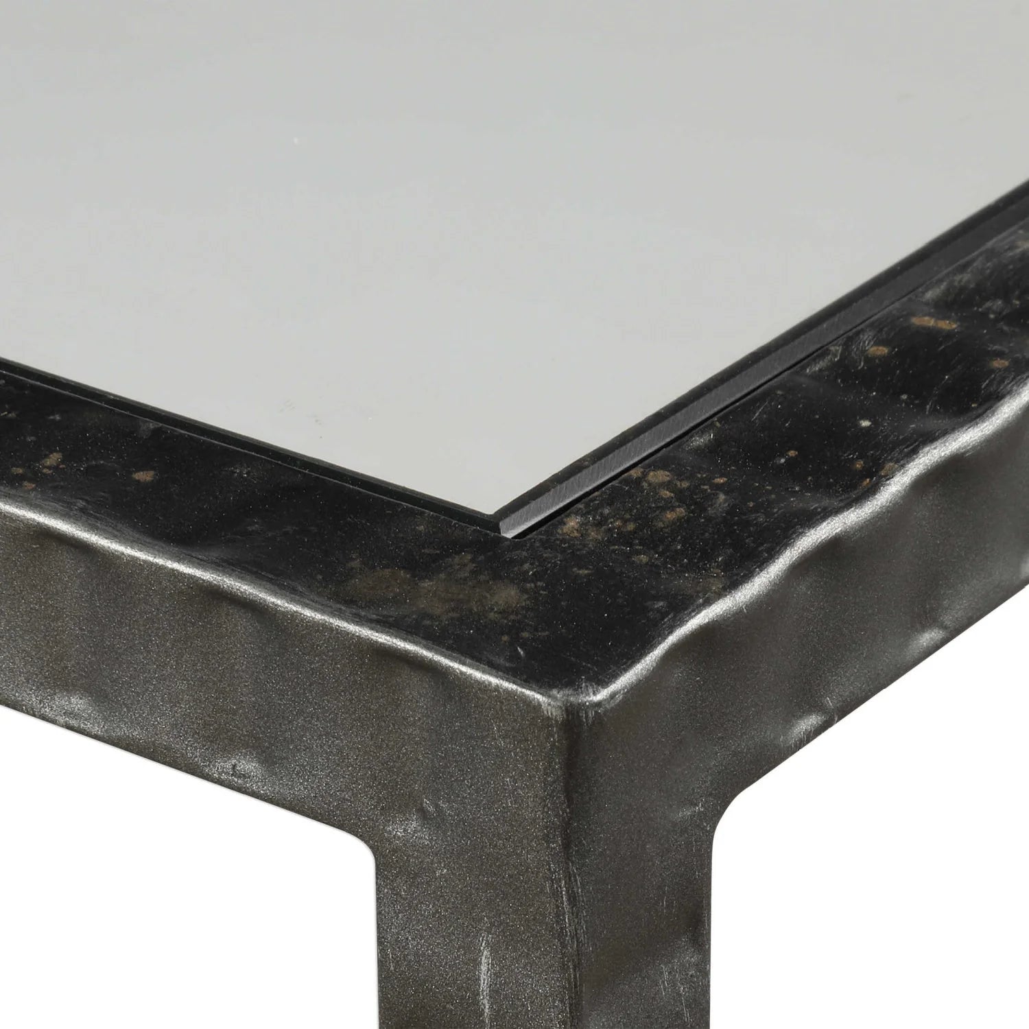 Luxury Black Multilayered Glass Console Table Modern Italian Style for Villa